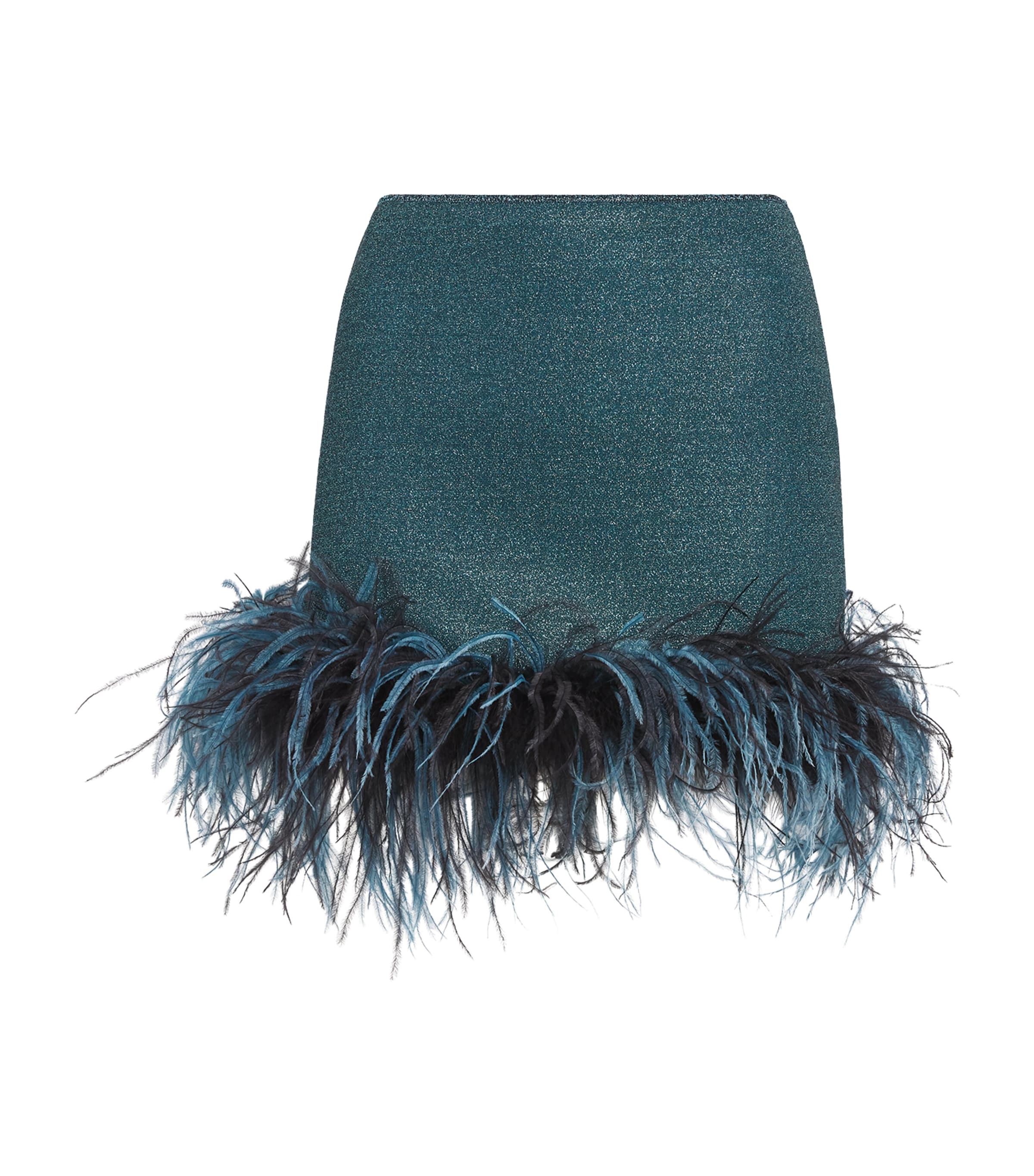 Lumière Plumage Mini Skirt PEACOCK Image 1