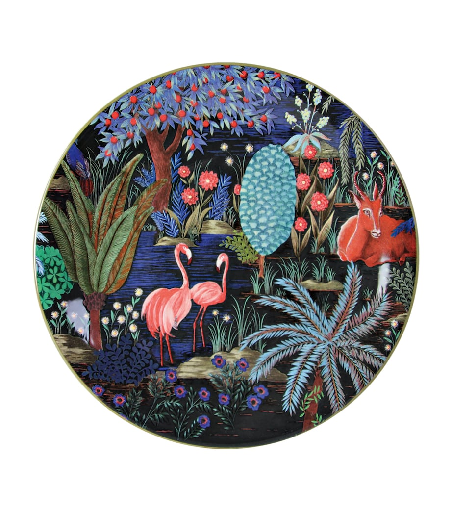 Set of 4 Jardin du Palais Dessert Plates (23cm) MULTICOLOR Image 5