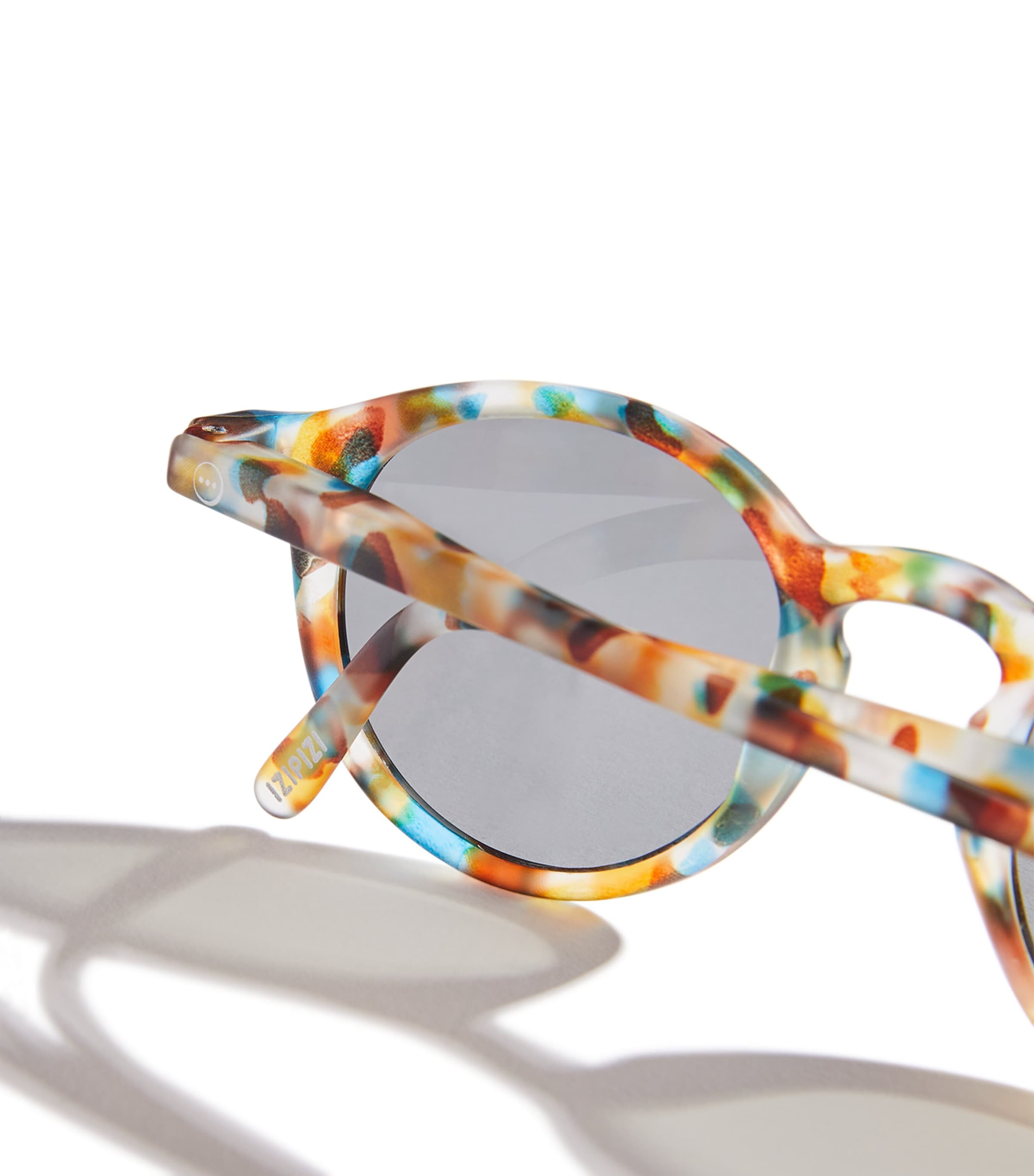 Round Sunglasses BLUE TORTOISE GREY Image 3