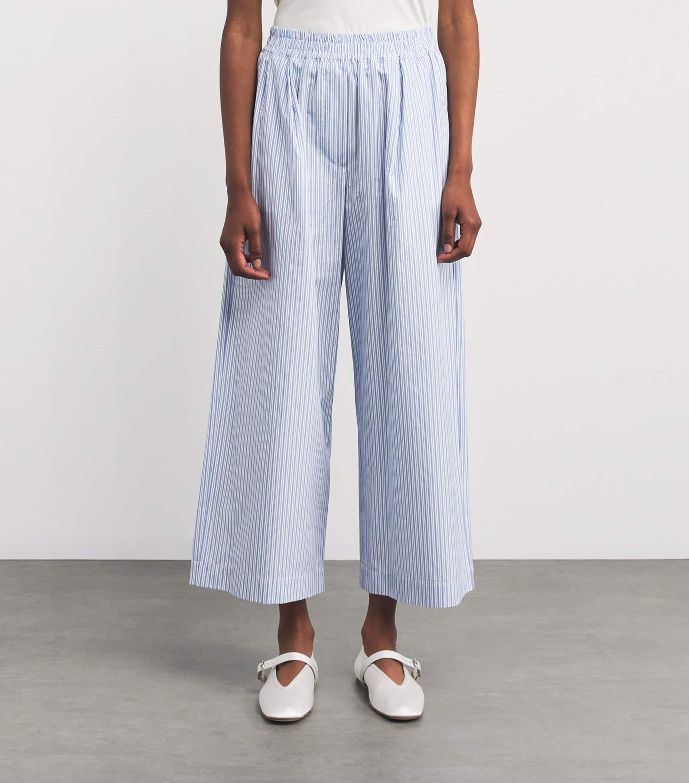 Weekend Max Mara Cotton Wide-Leg Trousers | Harrods US