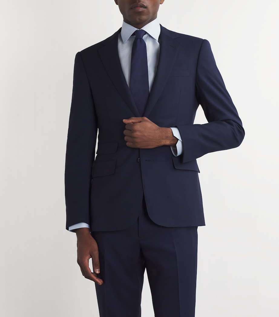 Silk Tie 001 NAVY BLUE Image 2