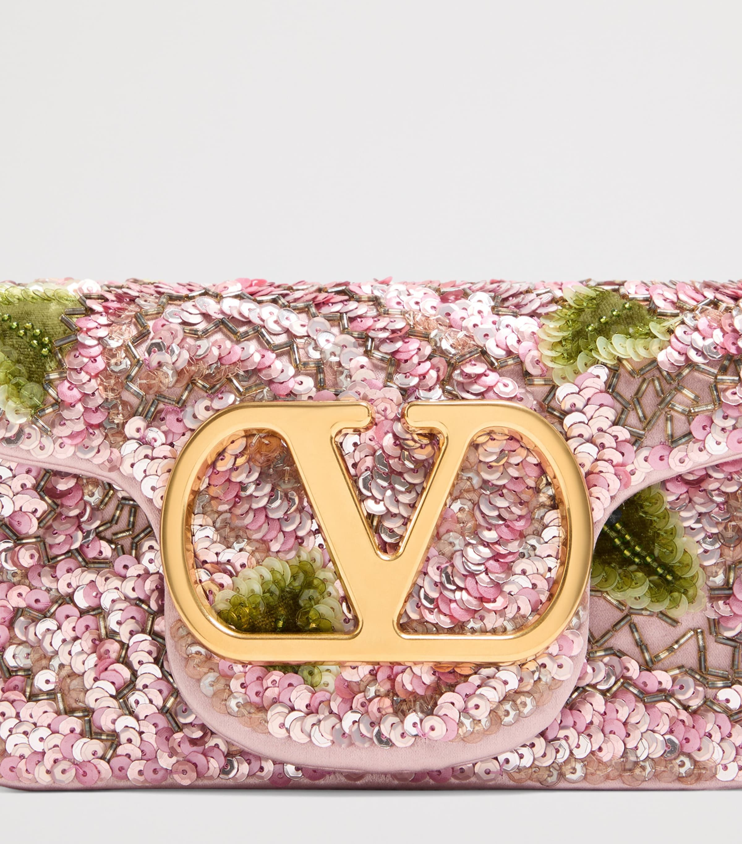 Valentino Garavani Small Embellished Locò Shoulder Bag Image 6