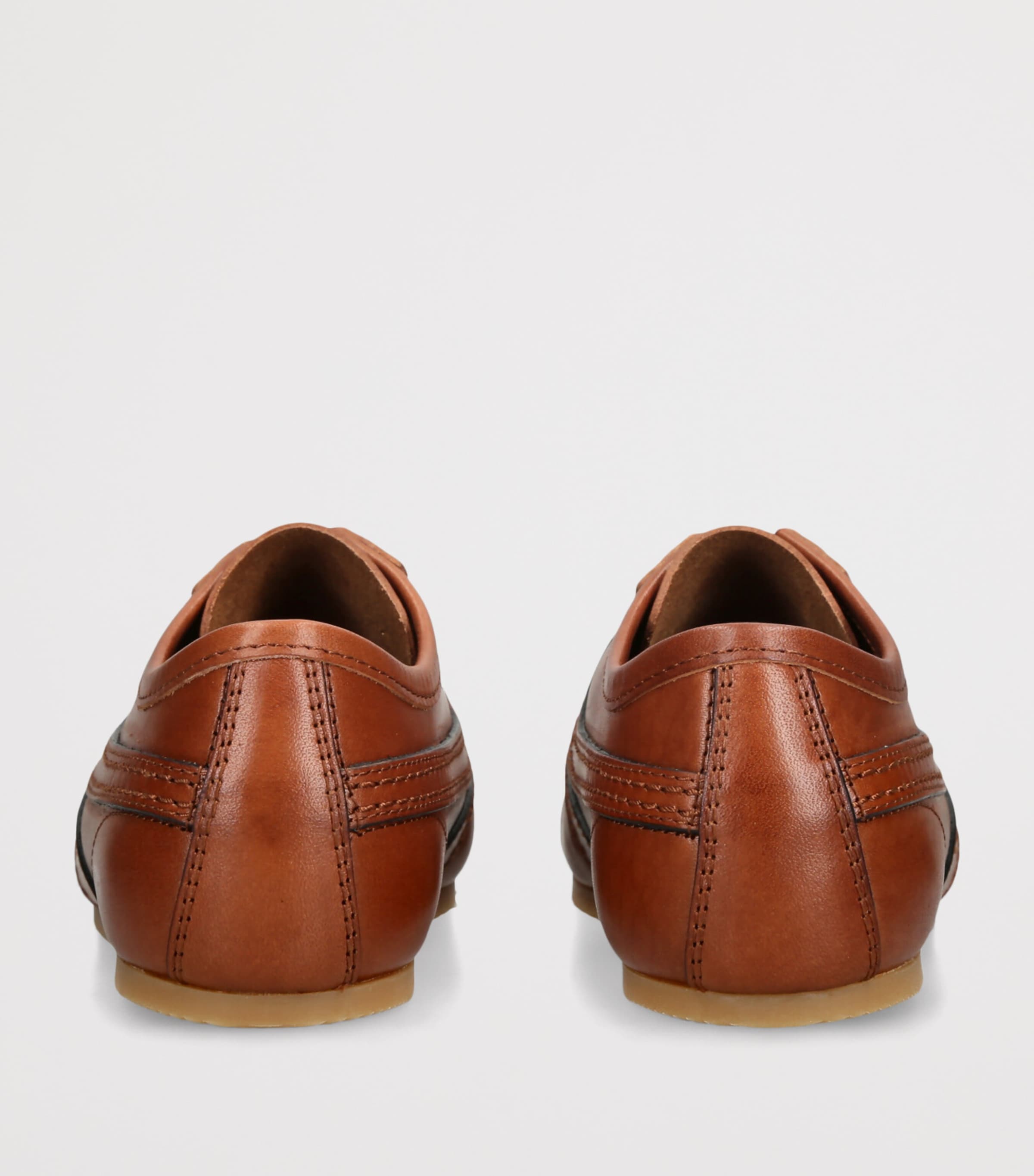 DRIES VAN NOTEN Leather Dustin Sneakers Tan Image 2