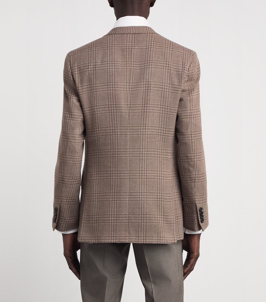 Wool-Silk Check Blazer 2800 Image 4