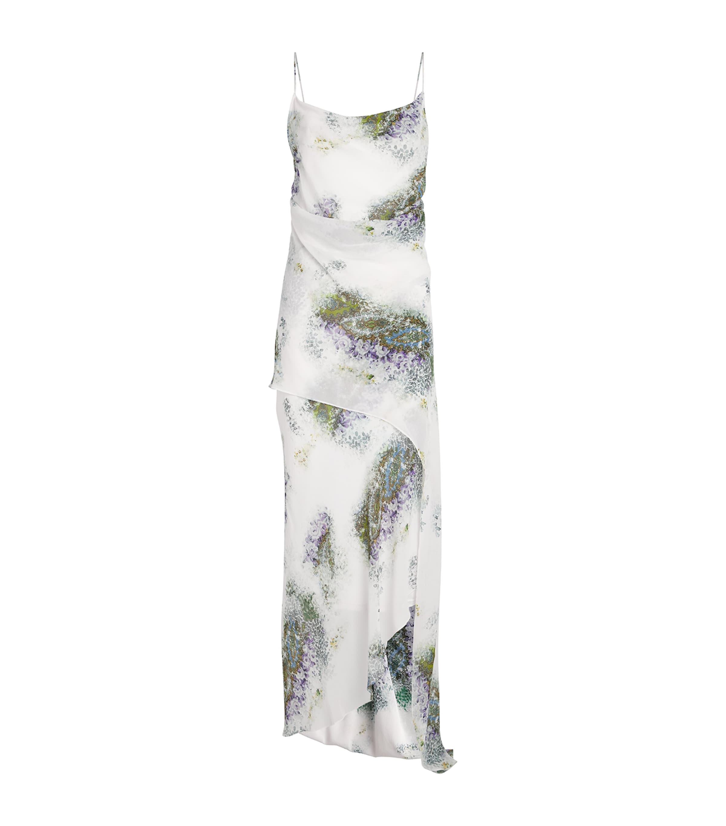 Silk Floral Absence Maxi Dress ABSENCE PRINT Image 1