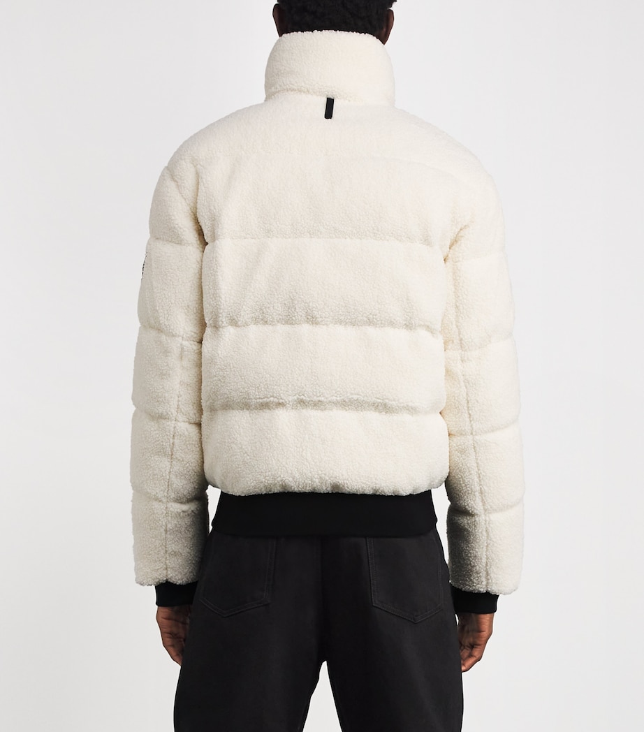 Fleece Shepard Down Teddy Jacket C0253 CREAM Image 4