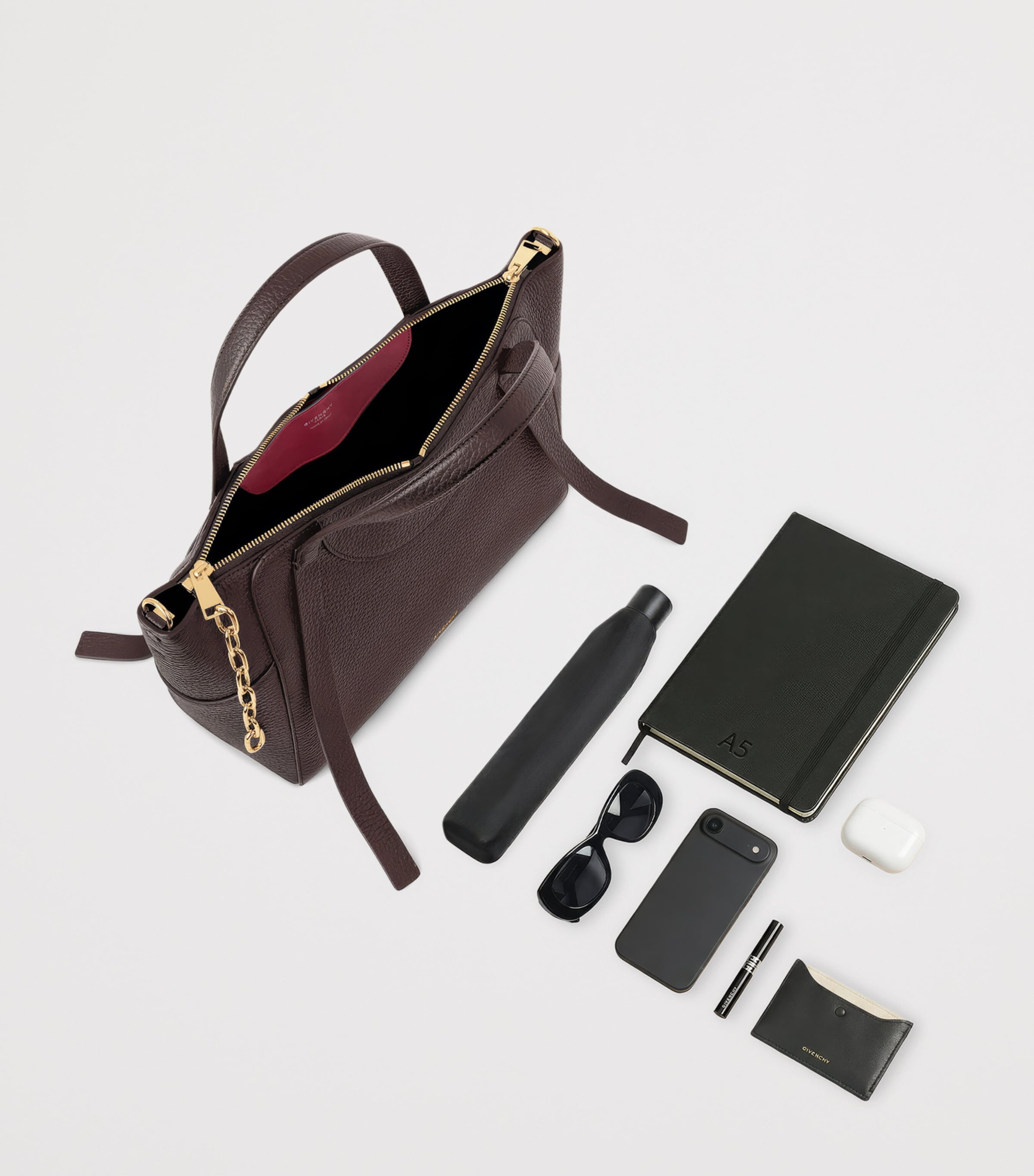 Givenchy Medium Leather Snatch Top-Handle Bag Image 4