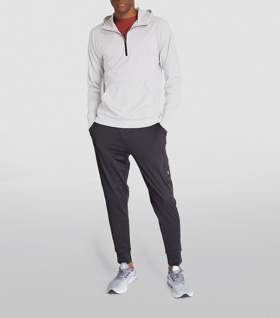Ponto Performance Half-Zip Hoodie HEATHER GREY-HTG Image 2