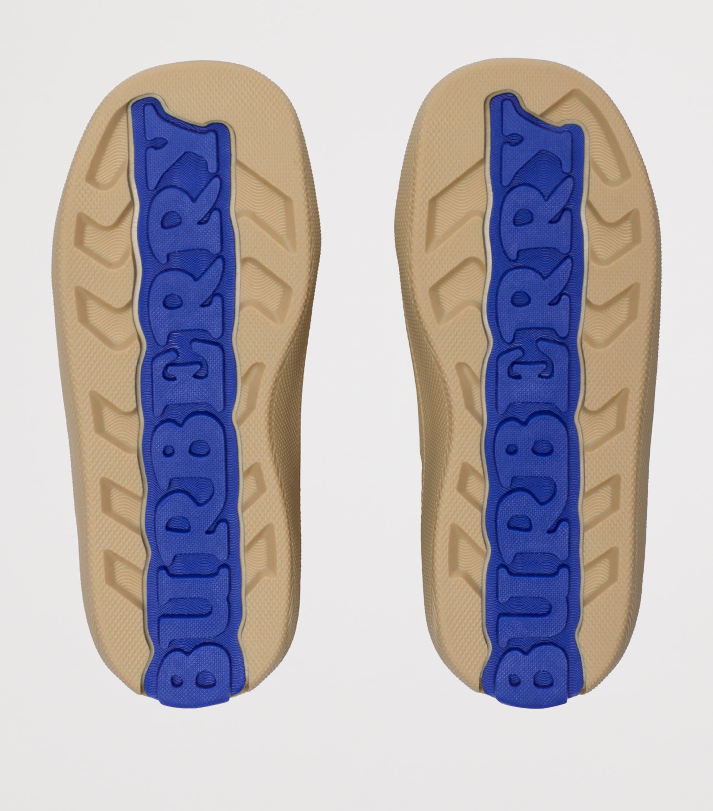 Cotton Check High-Top Sneakers SAND IP CHECK Image 5