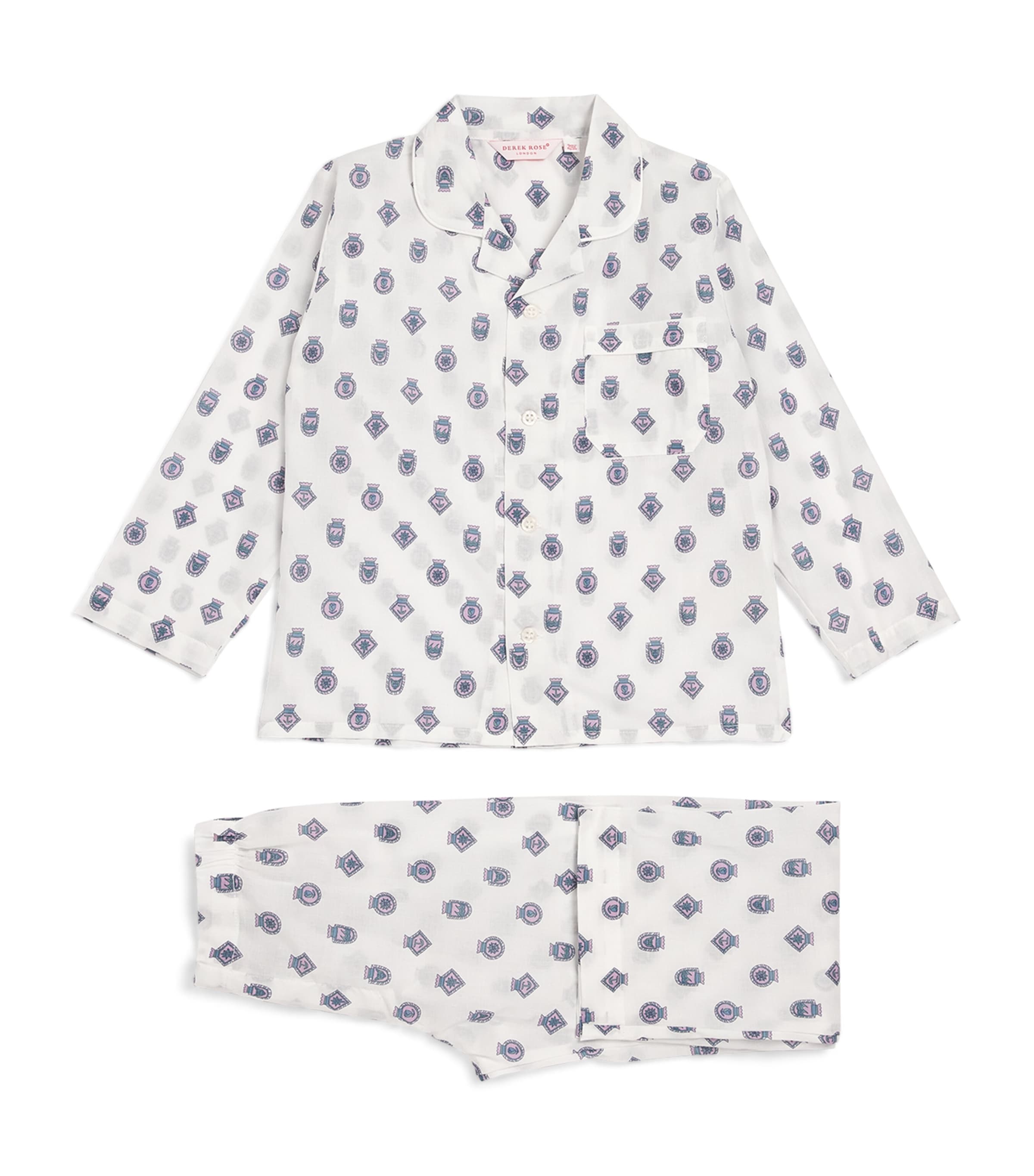 DEREK ROSE PRINTED LEDBURY PYJAMA SET