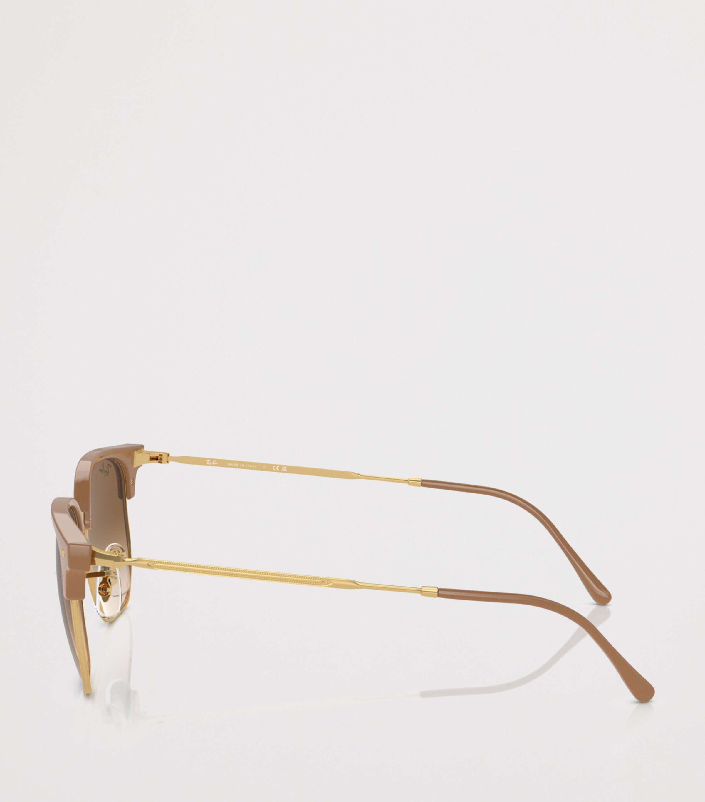 Ray-Ban New Clubmaster Sunglasses Beige Image 3