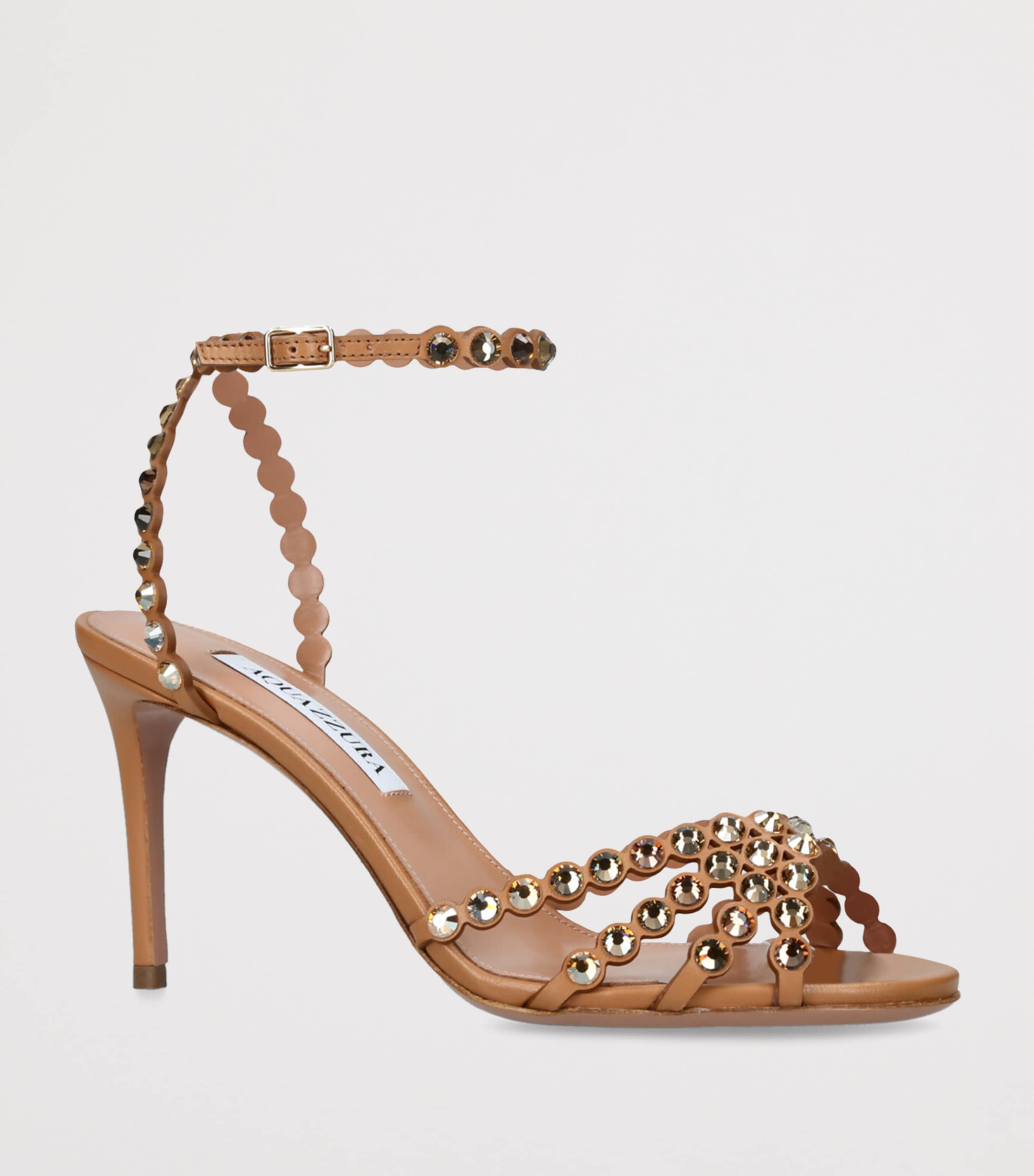 Leather Tequila Sandals 85 BROWN Image 4