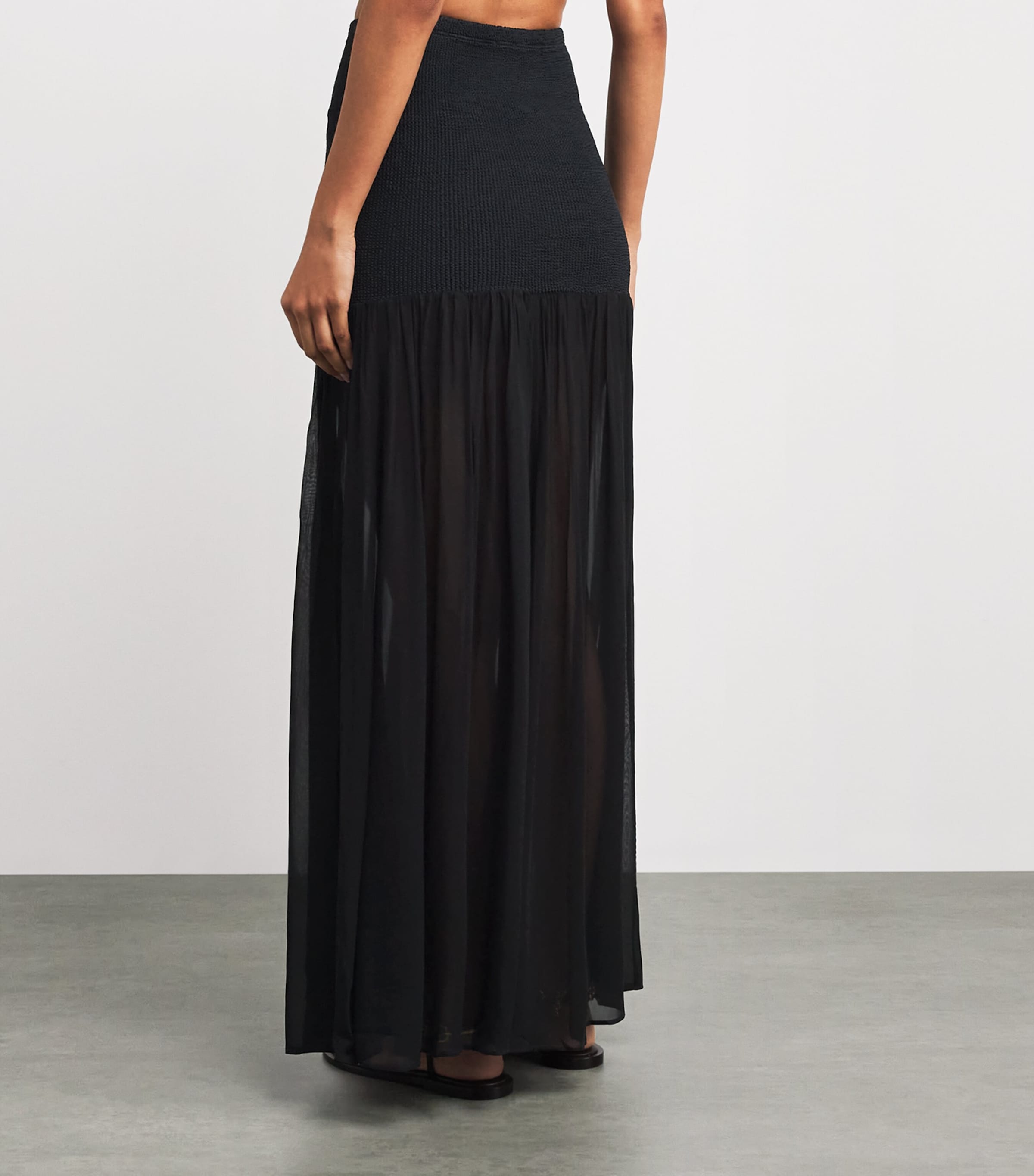 Hybrid Maxi Skirt BLACK Image 4