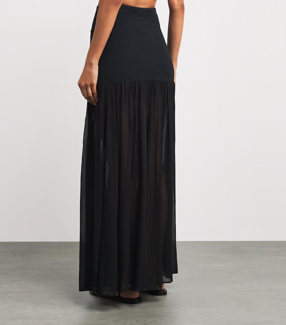 Hybrid Maxi Skirt BLACK Image 4