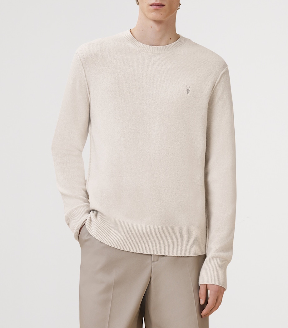Crew-Neck Statten Sweatshirt CLOUDY WHITE Image 6