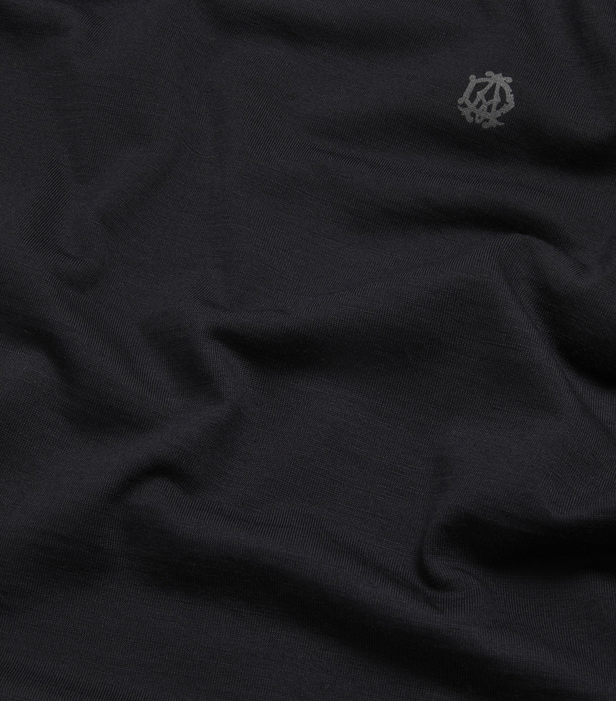 Dunhill Mens Wool Athluxury Long-Sleeve T-Shirt Navy Image 7