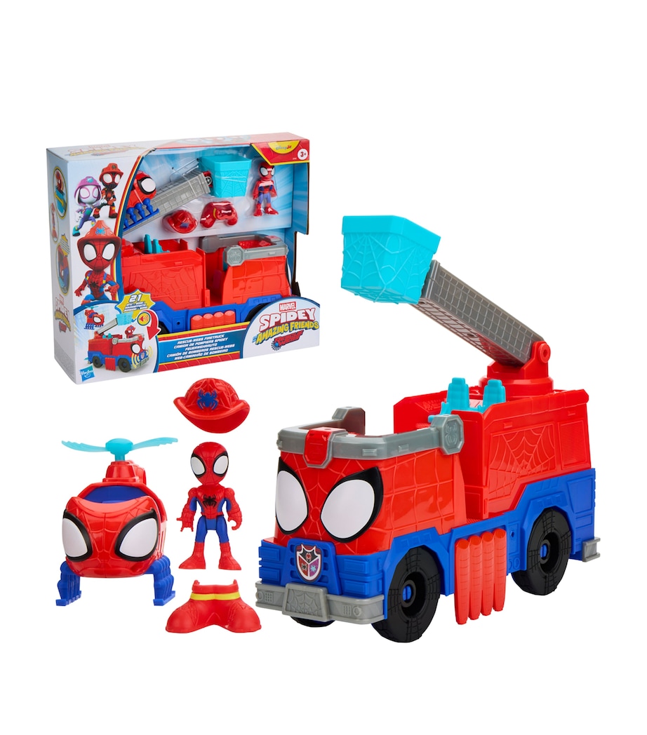 Marvel Spidey and his Amazing Friends Rescue-Webs Firetruck Image 2