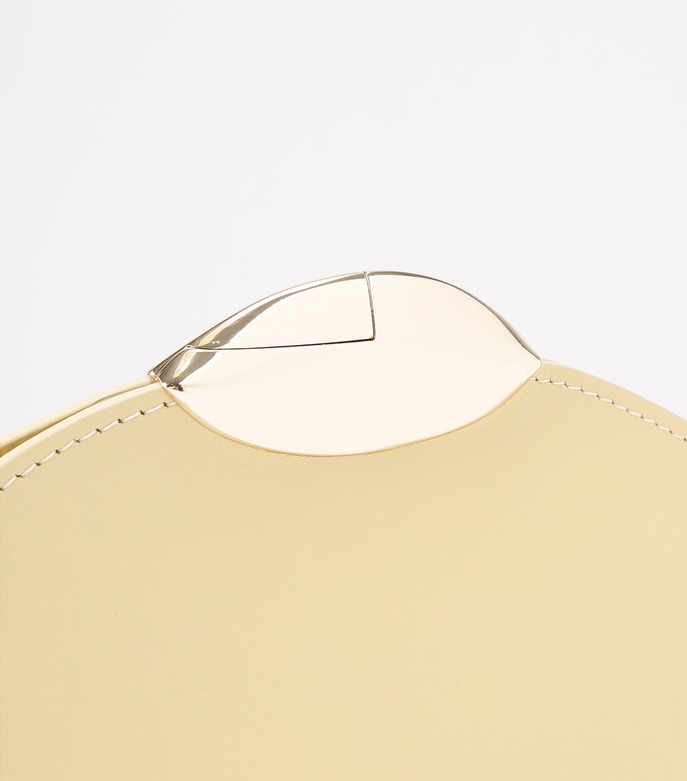 Benedetta Bruzziches Nubuck Leather Belle de Jour Shoulder Bag Cream Image 3