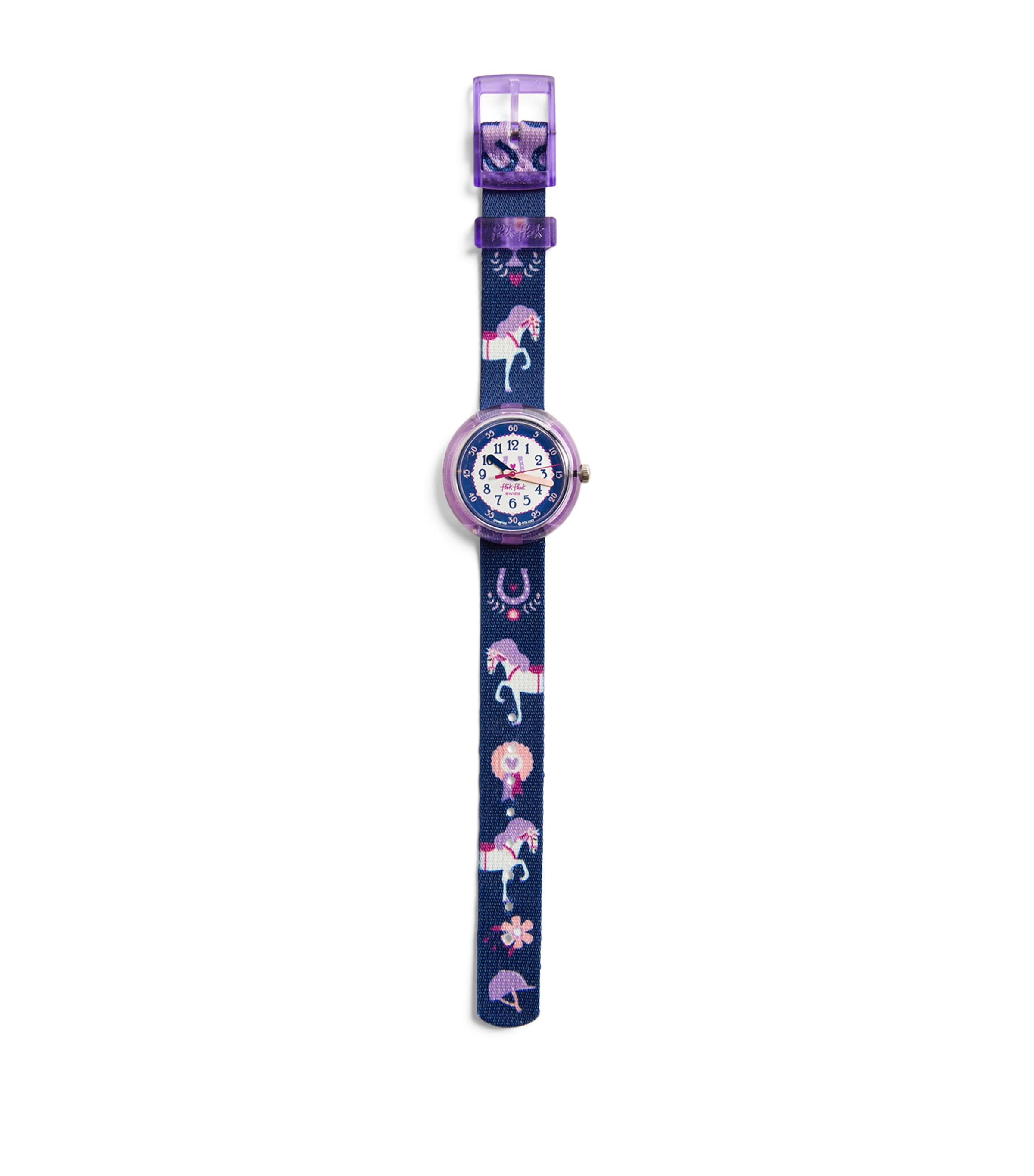 Flik Flak Kids' Holly Hopper Watch In Purple