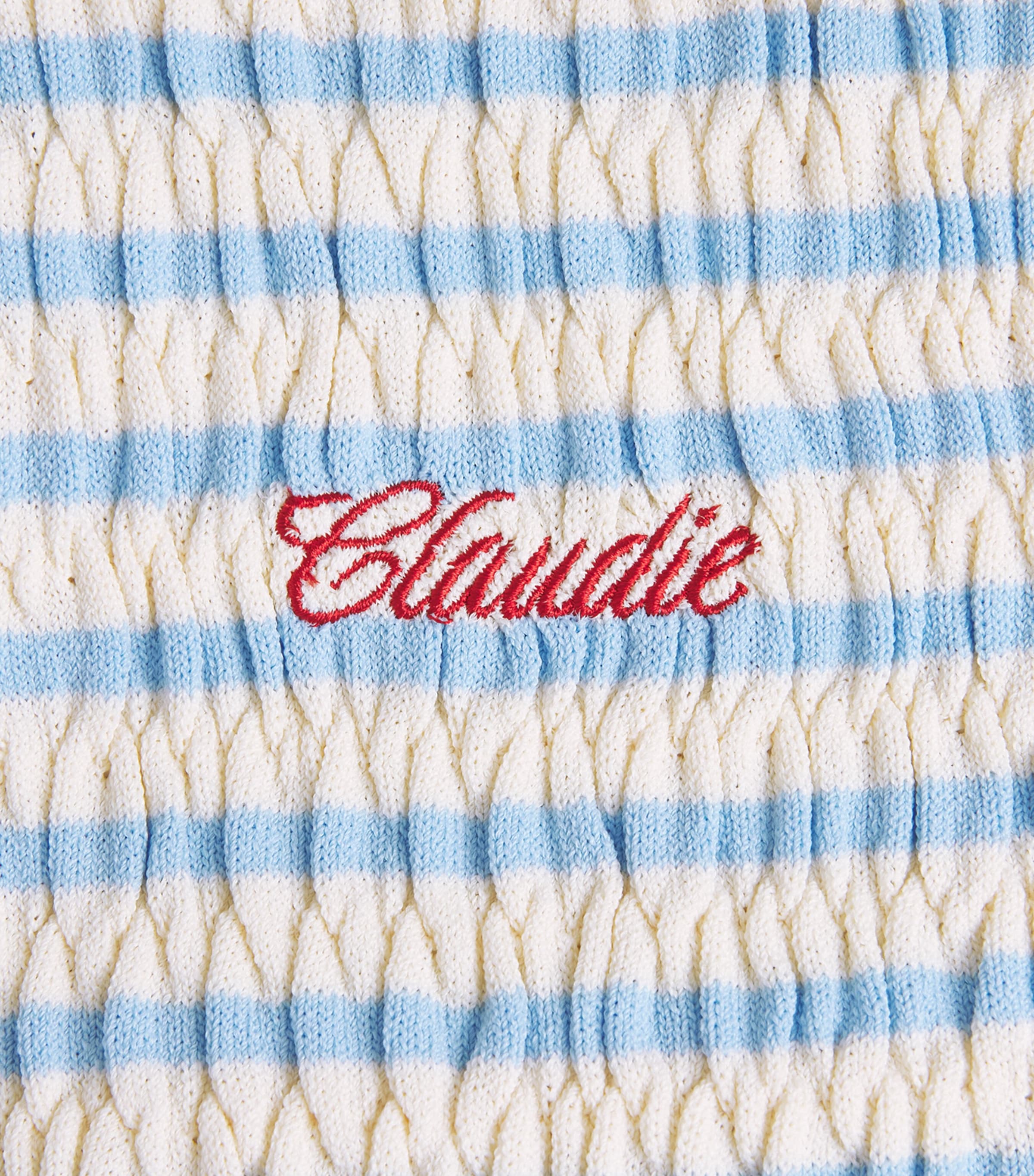 Claudie Pierlot Womens Knitted Stripe Top Dual Color Image 6