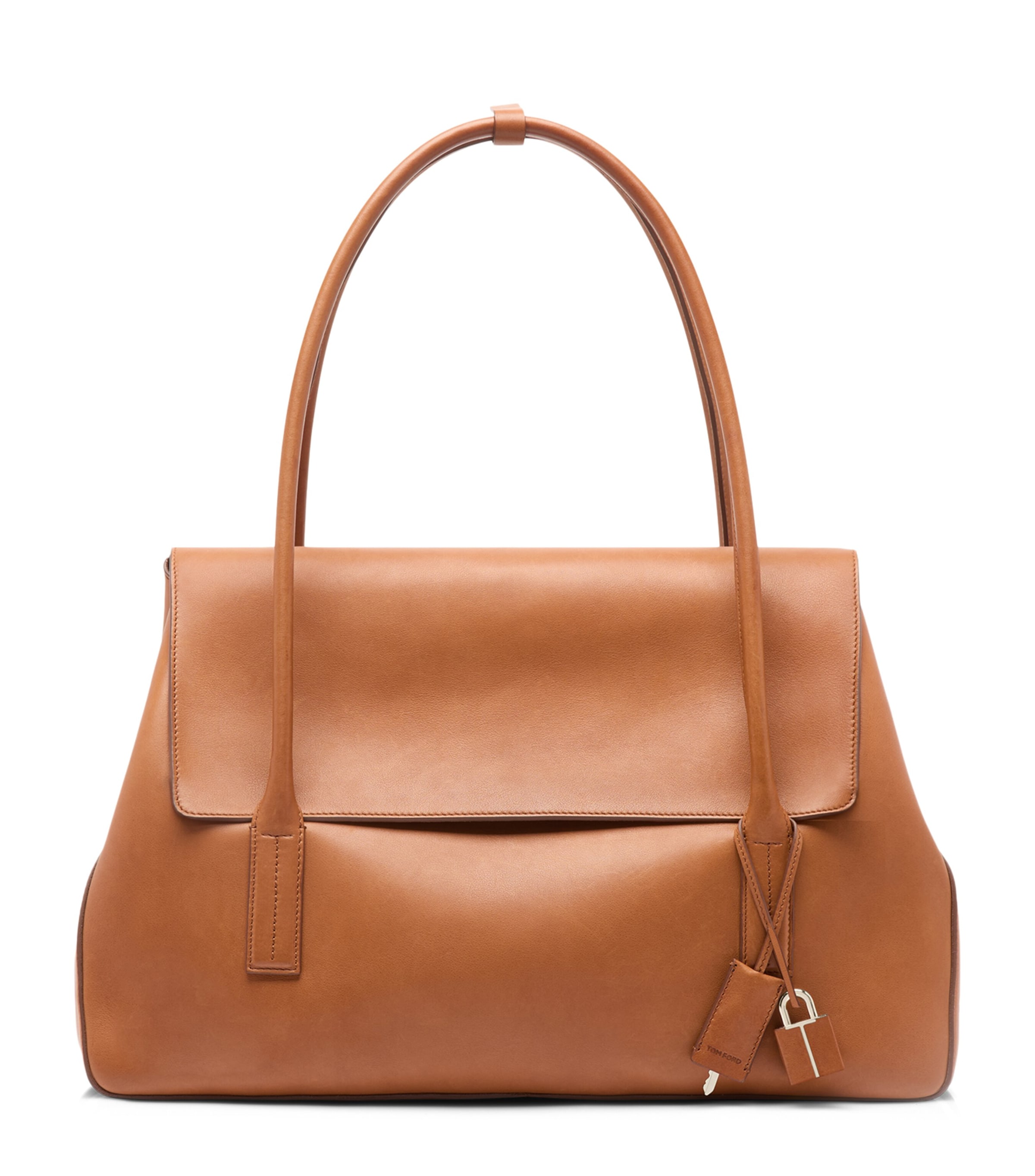 TOM FORD Womens Large Leather Eclipse Shoulder Bag Ebn Image 1