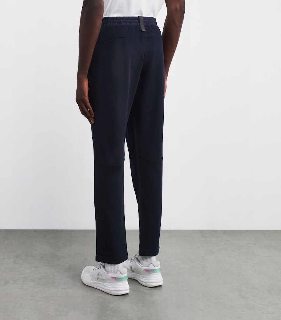 Wool-Blend Drawstring Trousers B13 NAVY BLUE Image 4