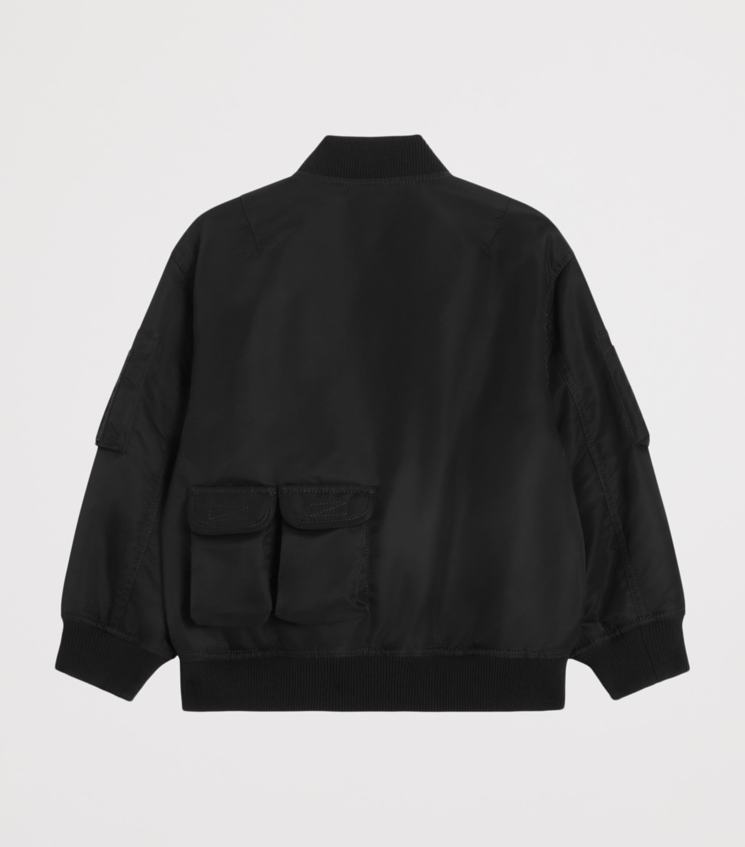 Dolce&Gabbana Kids Logo Bomber Jacket (8-12+ Years) Black Image 2