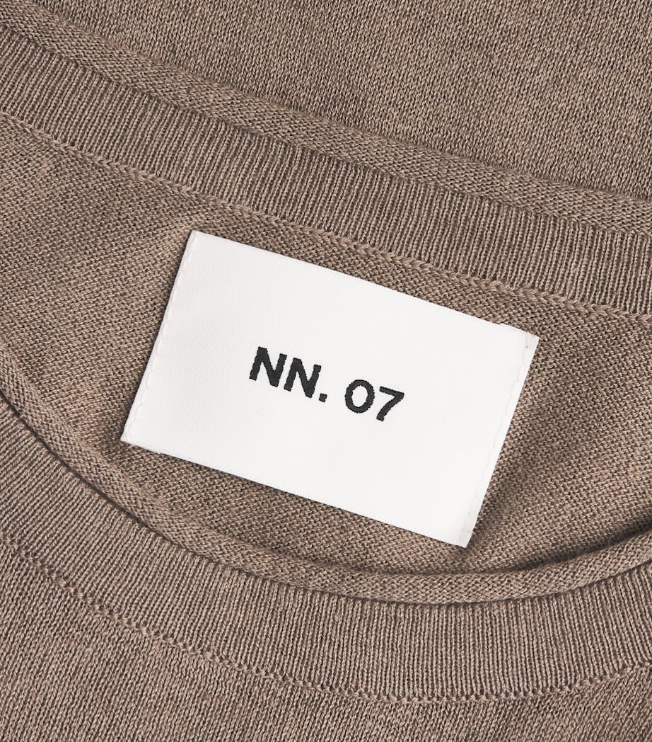NN.07 Mens Cotton-Linen Ryan T-Shirt Clay Mirage Image 6