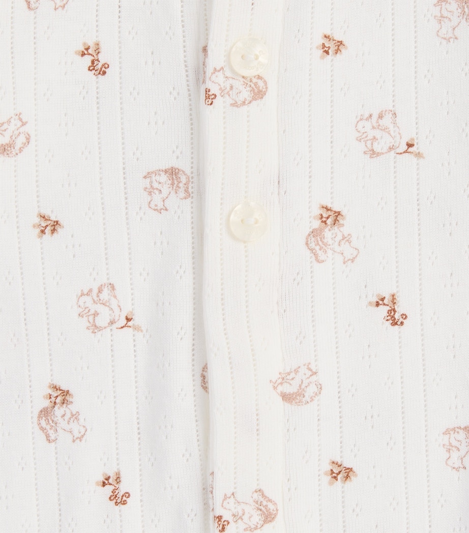 Tartine et Chocolat Cotton Shirt and Trousers Pyjama Set (0-24 Months) Clair Image 2