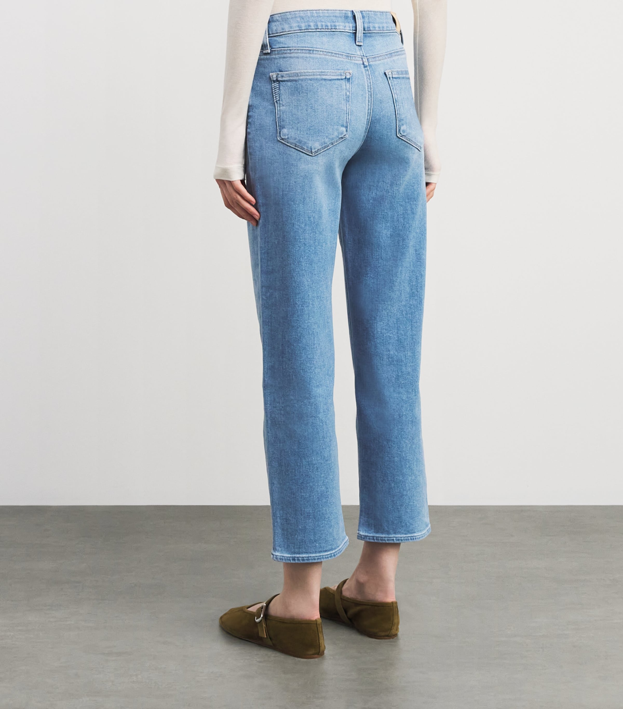 PAIGE Womens Mason Ankle Straight Jeans Vail Image 5