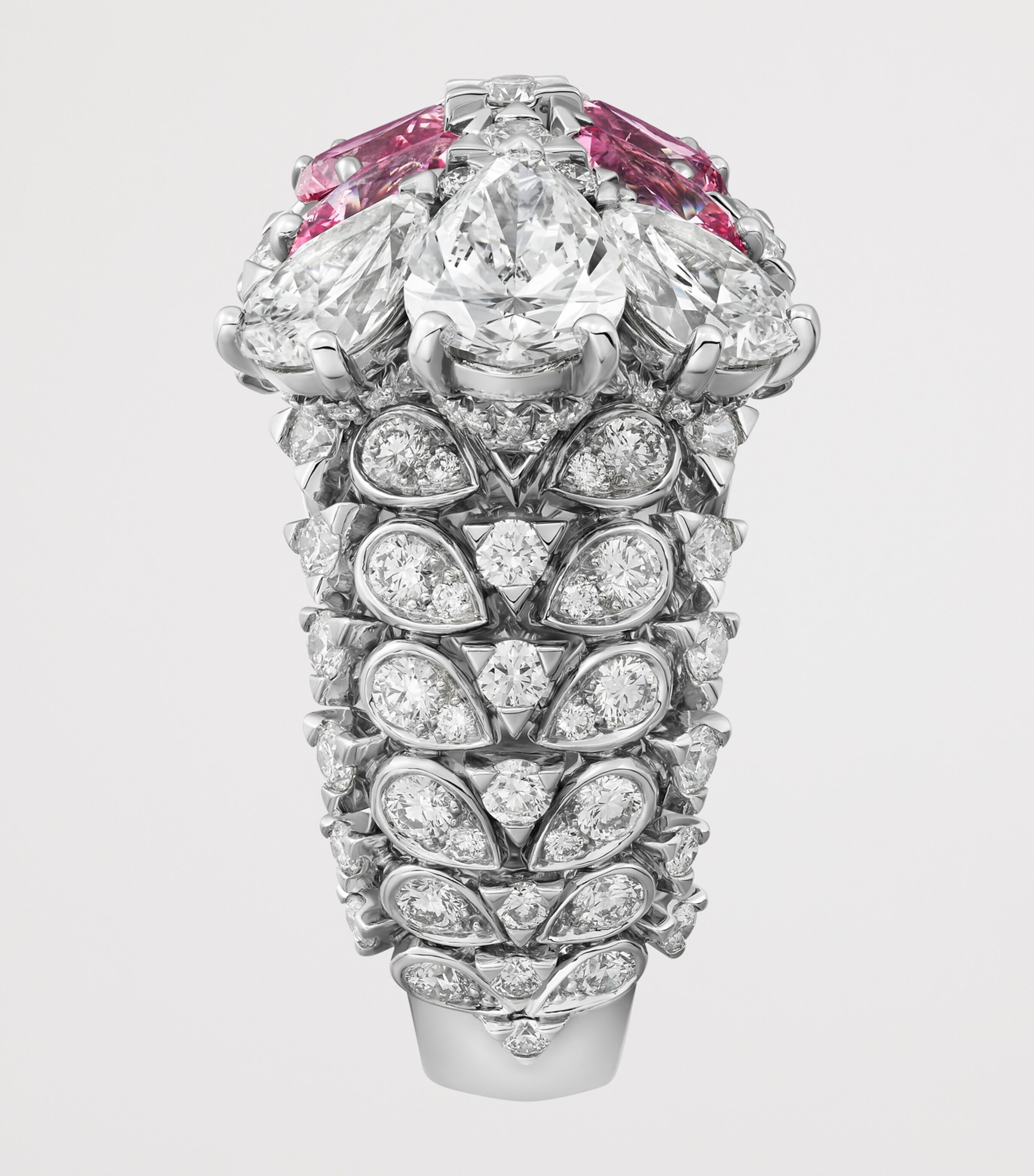 Cartier Platinum and Diamond Auralis Ring Platinum Image 5