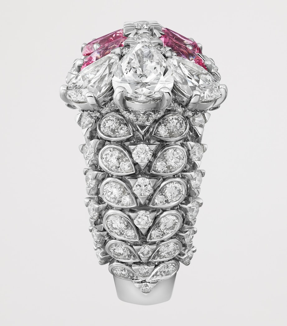 Cartier Platinum and Diamond Auralis Ring Platinum Image 5