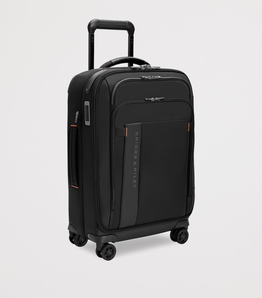 ZDX Essential Carry-On Spinner Suitcase (56cm) BLACK Image 3