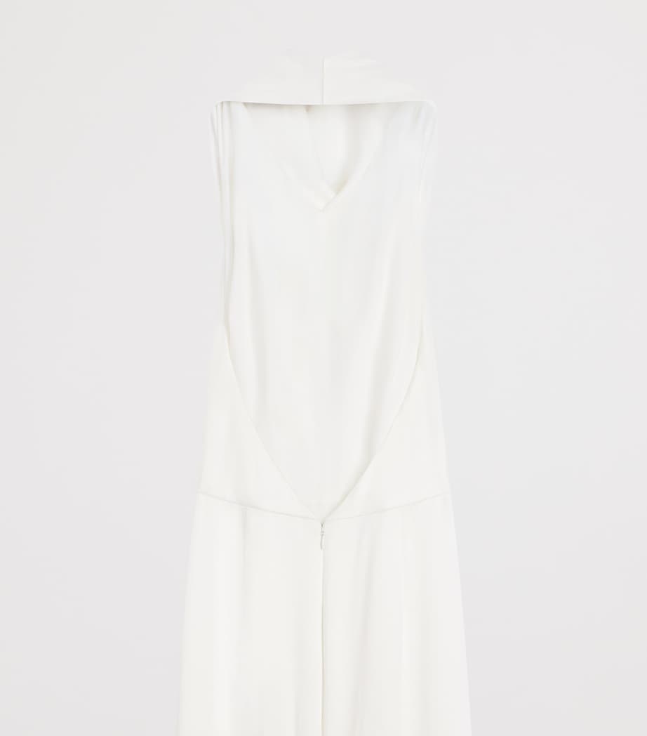 Givenchy Womens Satin Halterneck Maxi Dress Image 6