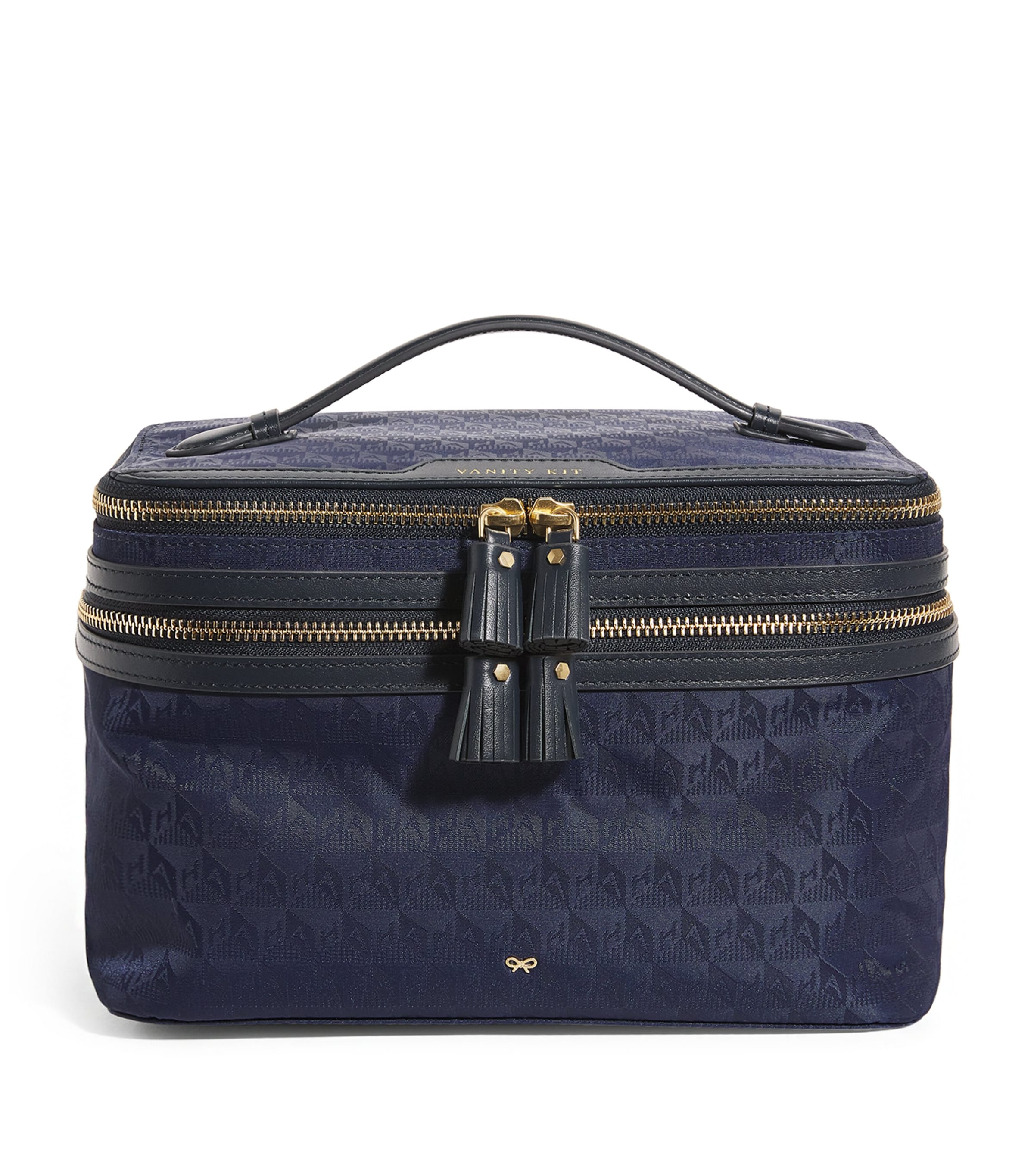 関税なし☆ANYA HINDMARCH Jacquard Vanity Kit Travel Bag Anya Hindmarch Jacquard Vanity Kit Travel Bag | Harrods UK
