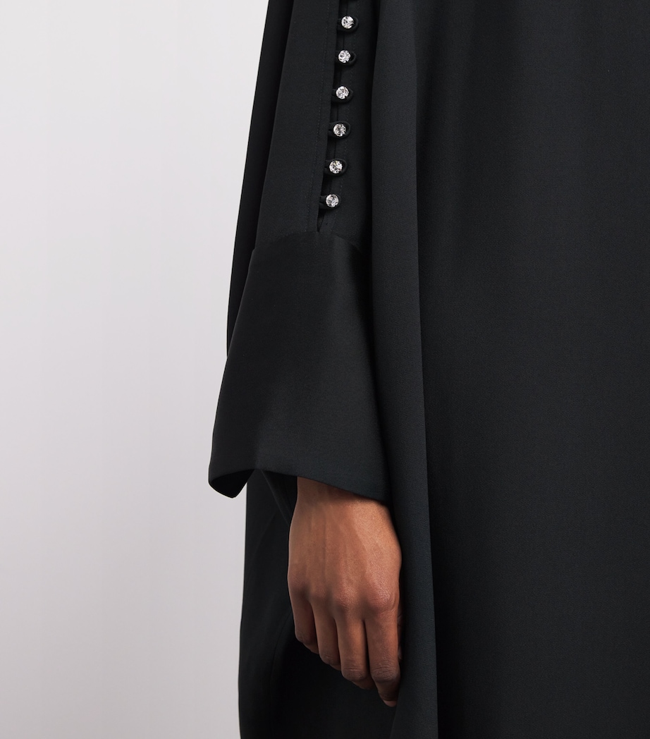 Mila Crystal Maxi Kaftan BLACK Image 6