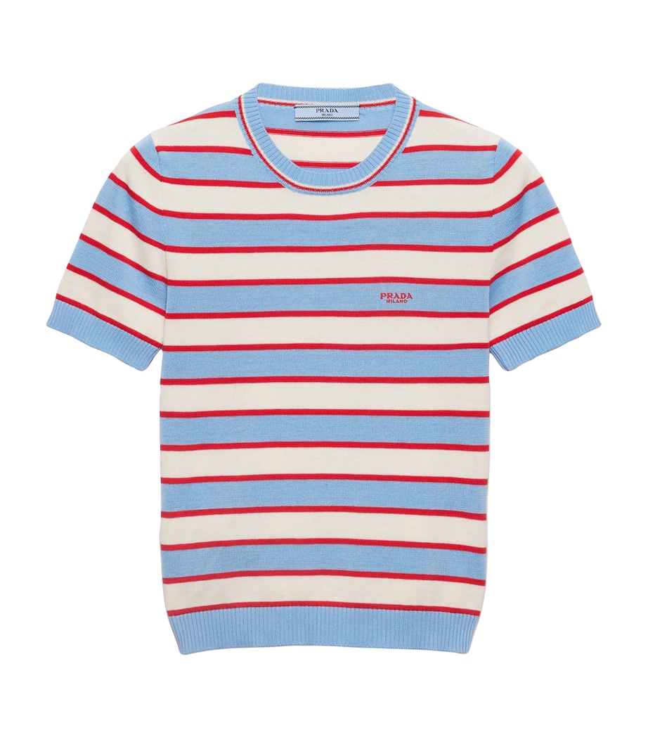 Cotton Stripe Sweater Top F0A0E Image 1