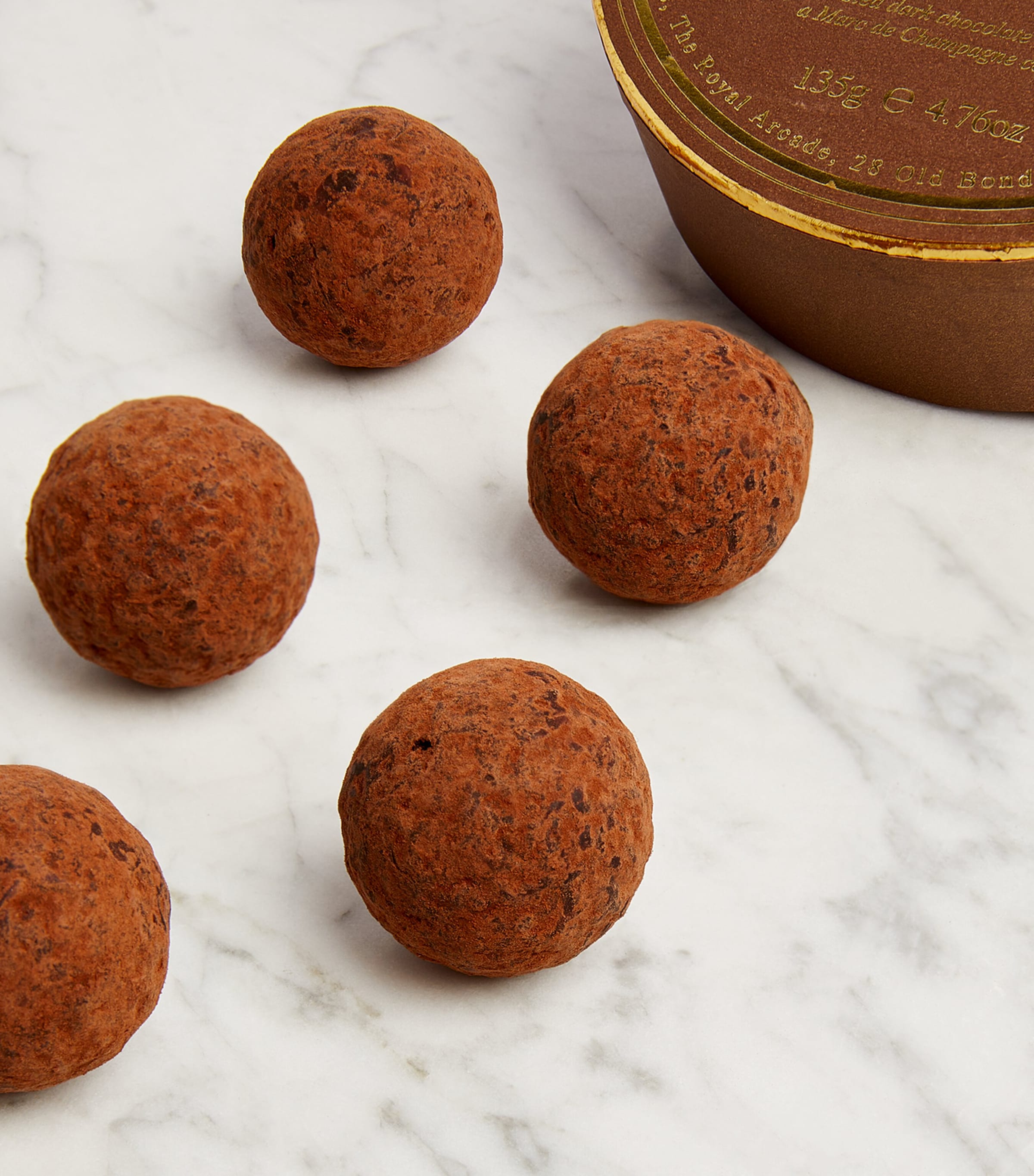 Charbonnel et Walker Dark Marc de Champagne Truffles (135g) Image 2