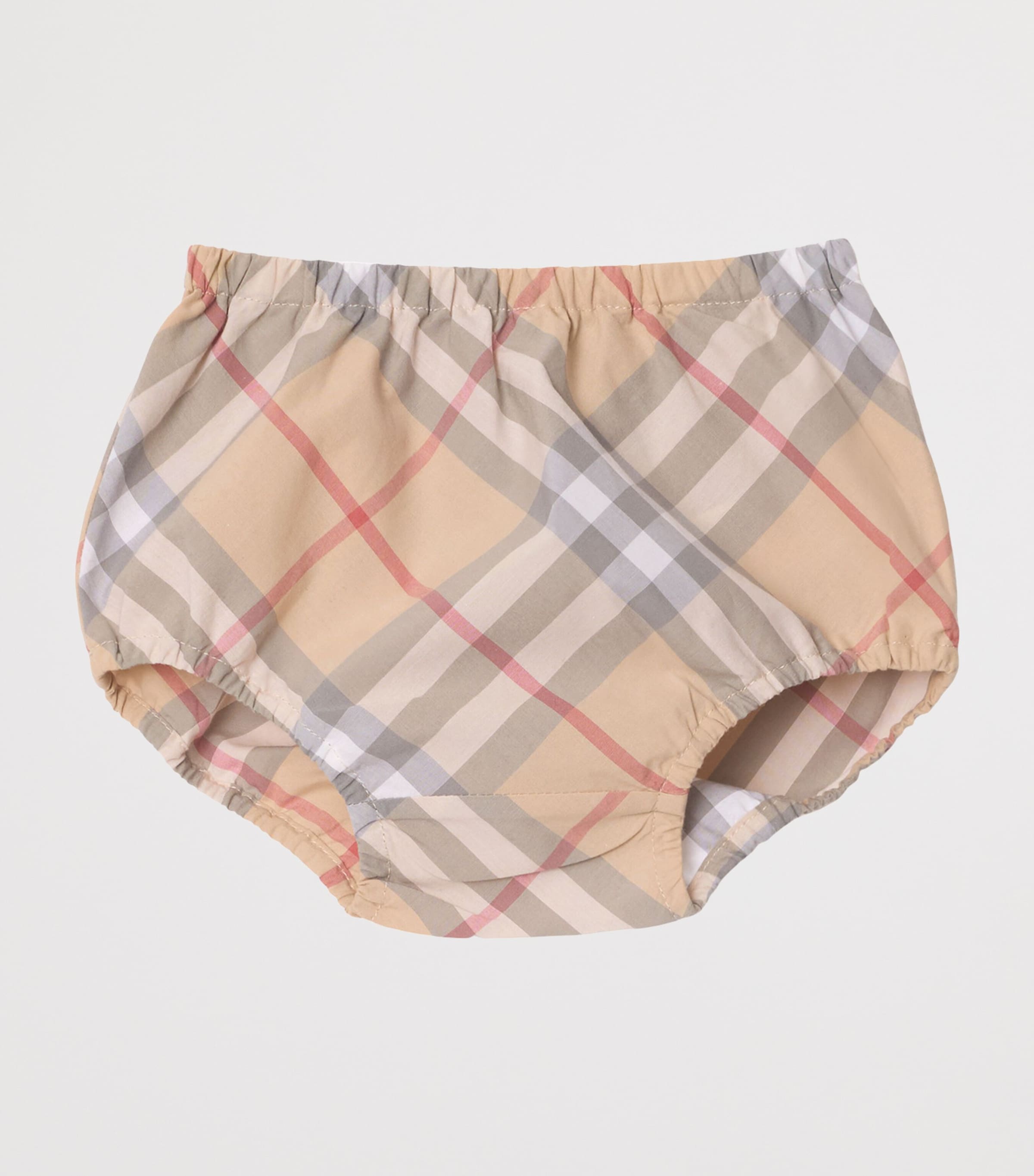 Check Dress and Bloomers Set (1-18 Months) PALE STONE IP CHECK Image 4