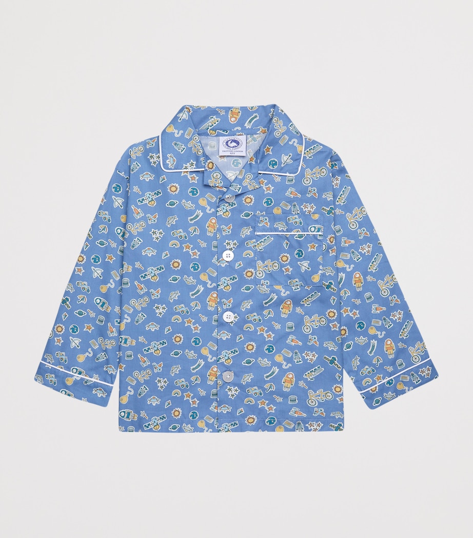 Trotters Cotton Treasures Pyjamas (1-5 Years) Blue Image 3