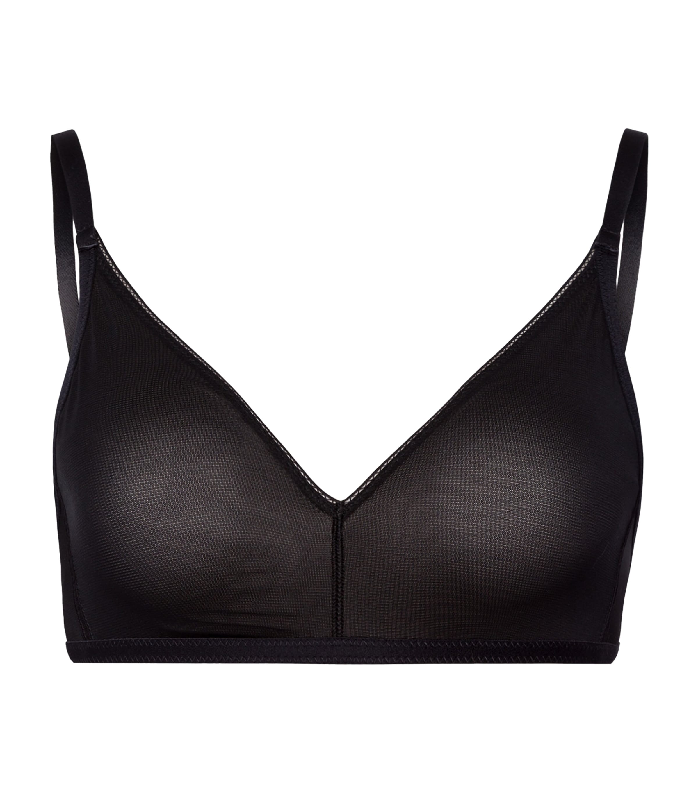 Hanro Smooth Illusion Soft Cup Bra In Black