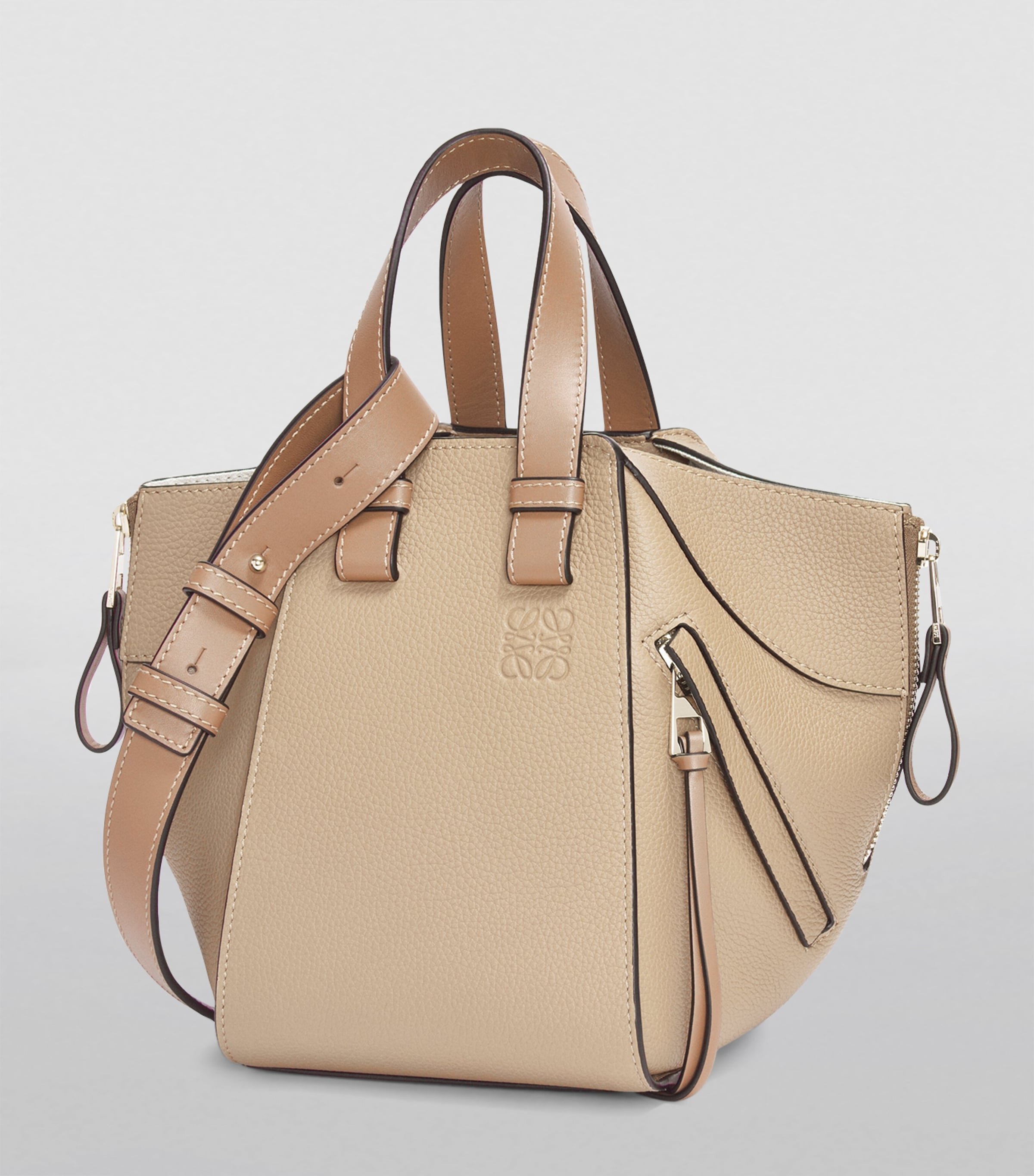 バッグ Loewe Hammock Beige LOEWE Beige Small Hammock Top-Handle Bag | Harrods US