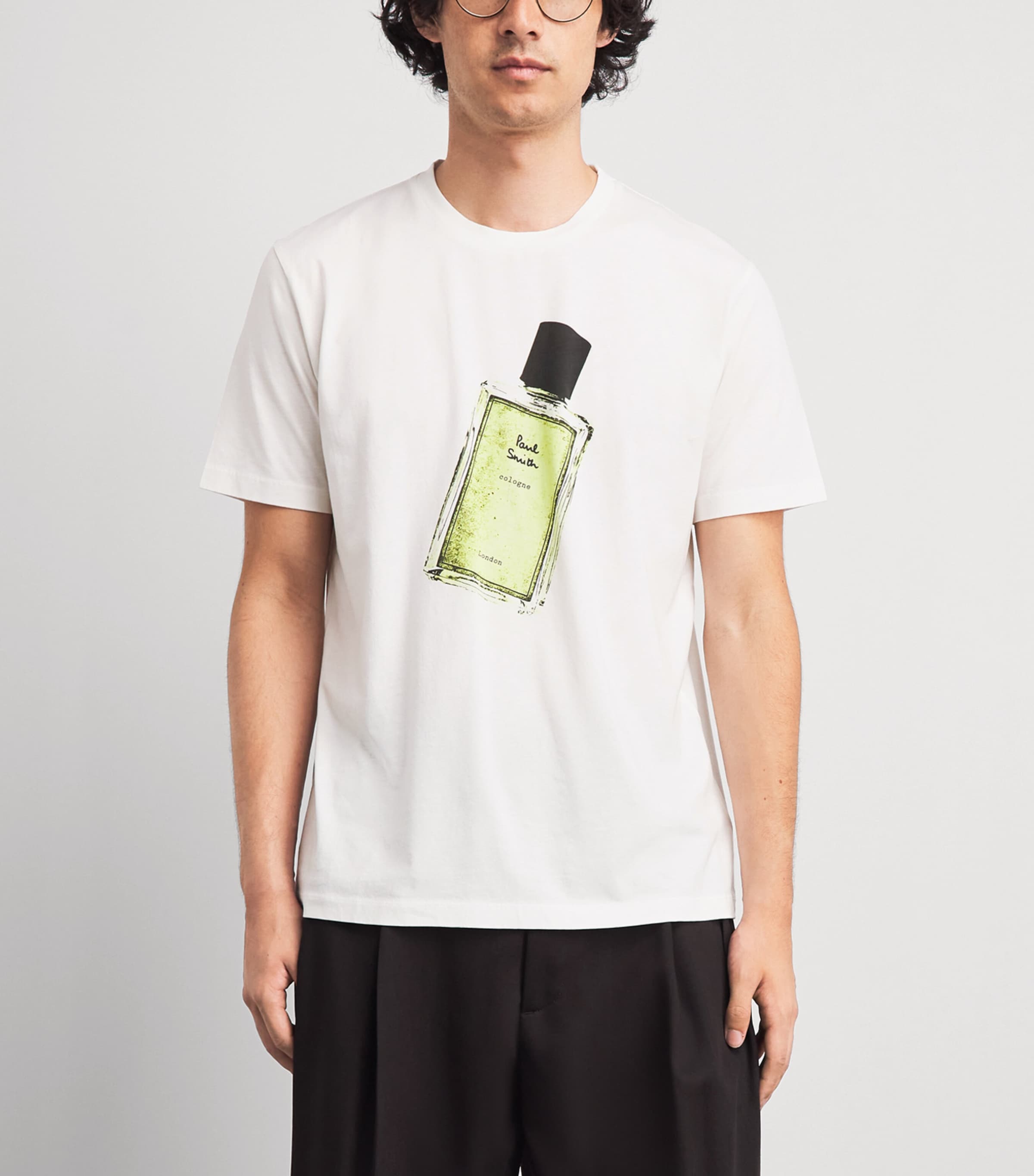 Paul Smith Mens Cotton Cologne Print T-Shirt Image 4