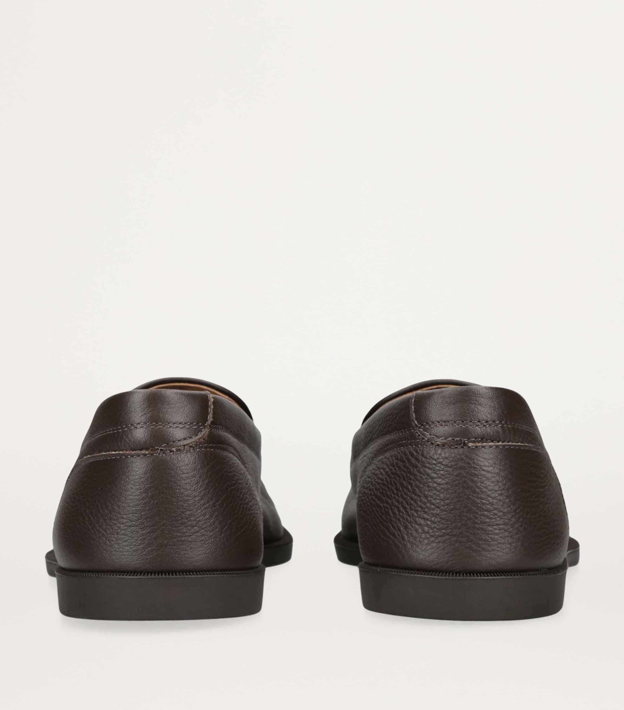 Leather Pace Loafers DARK BROWN Image 3