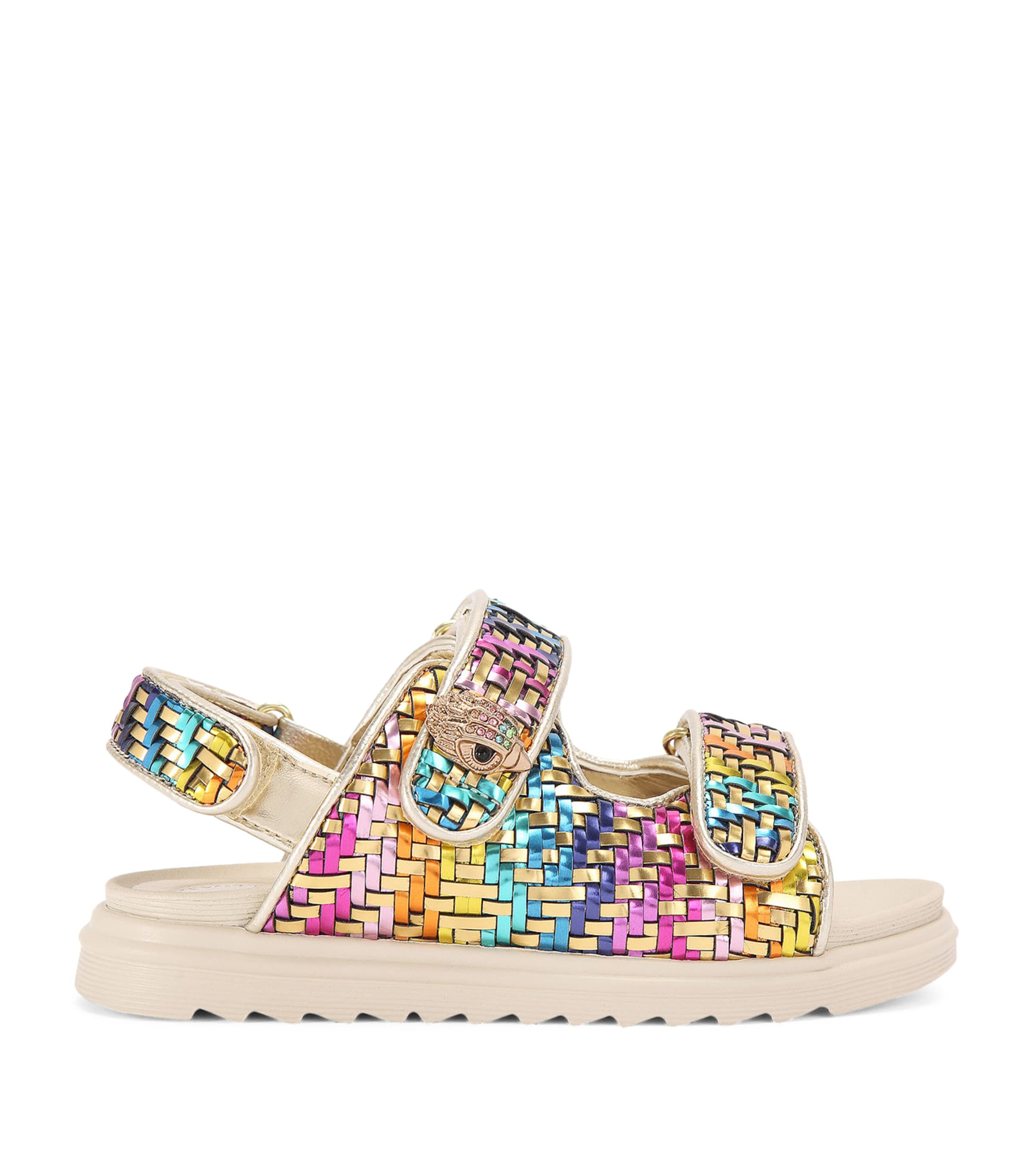 Kurt Geiger Mini Orson Sandals In Gold