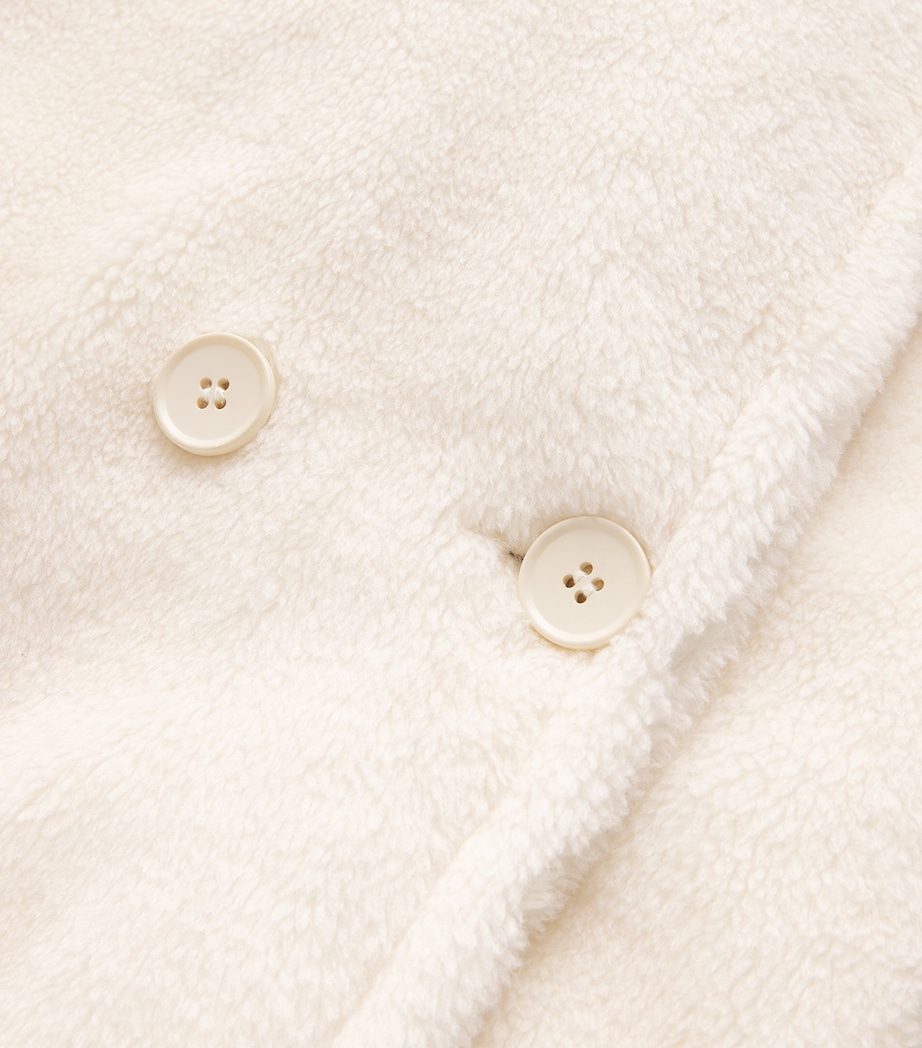 Wool Shearling Oversized Coat BONE Image 5