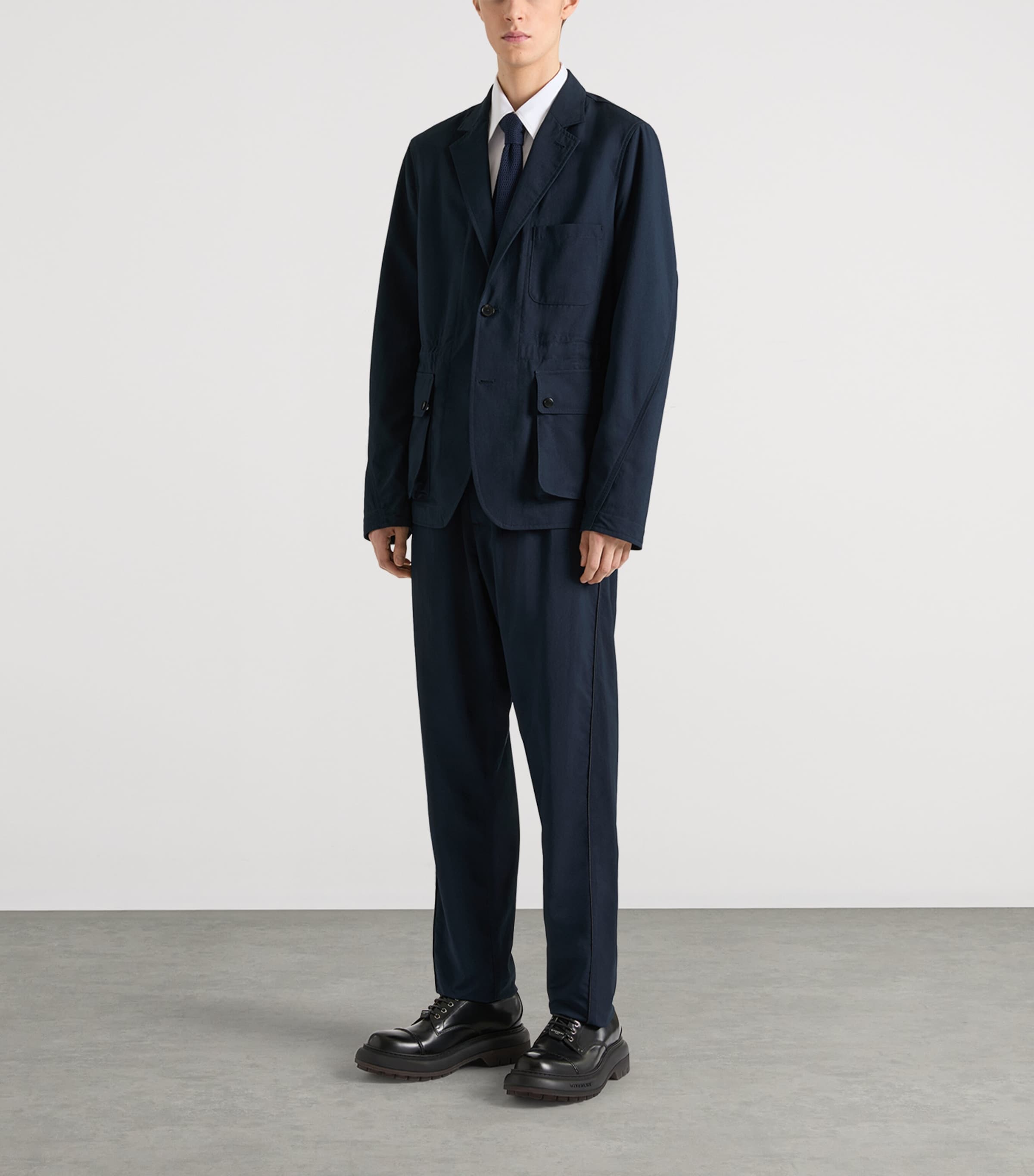 Givenchy Mens Elasticated Couture Seam Trousers Image 2
