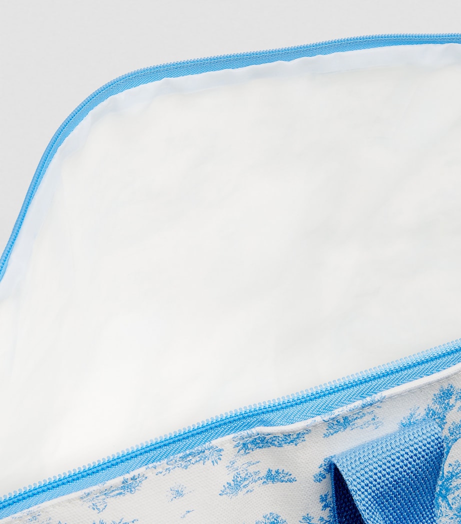 Toile Foldable Overnight Bag BLUE Image 6