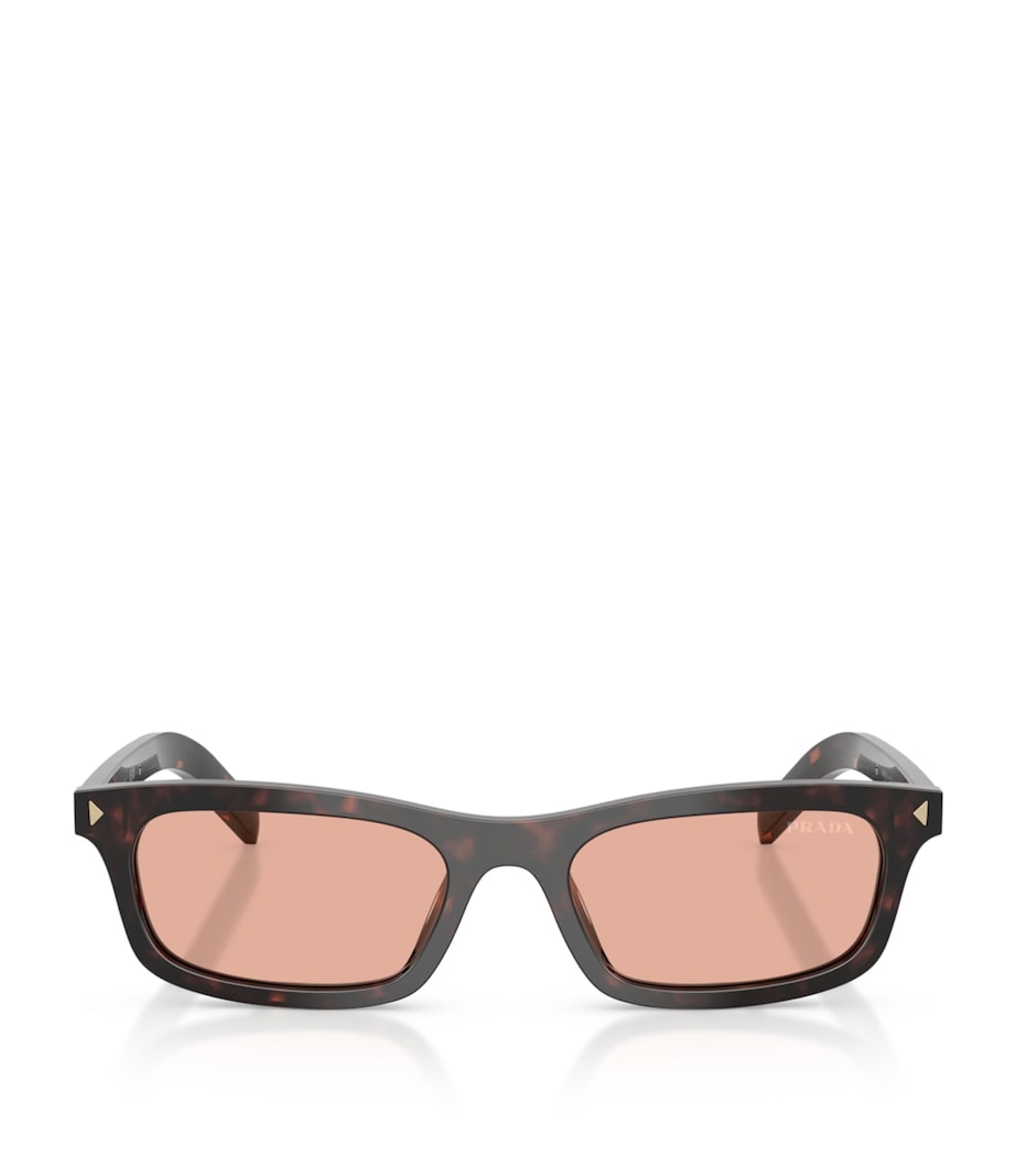 Prada Acetate Pillow Sunglasses Brown Image 1