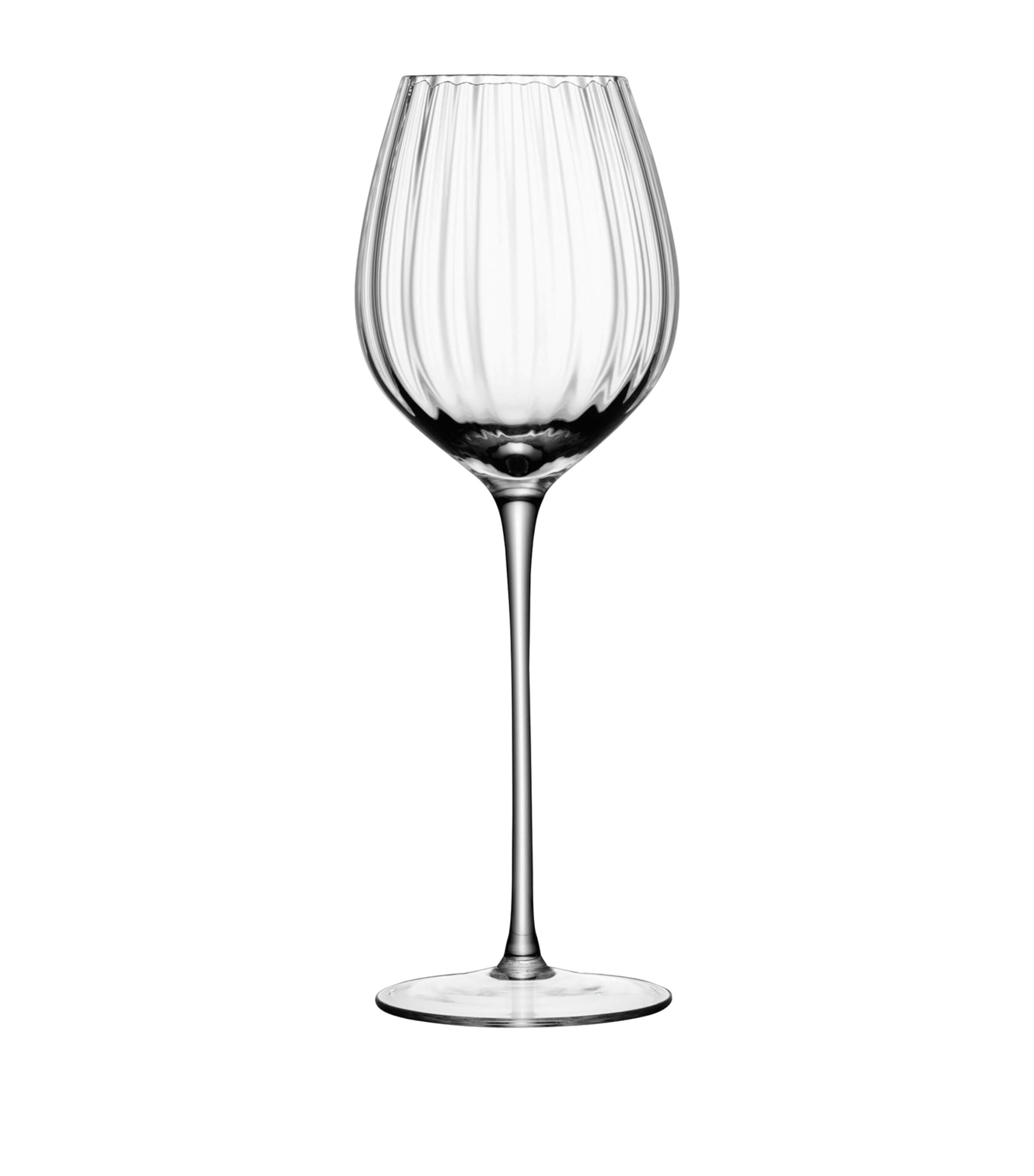 Lsa International Set Of 2 Aurelia White Wine Glasses In Transparent